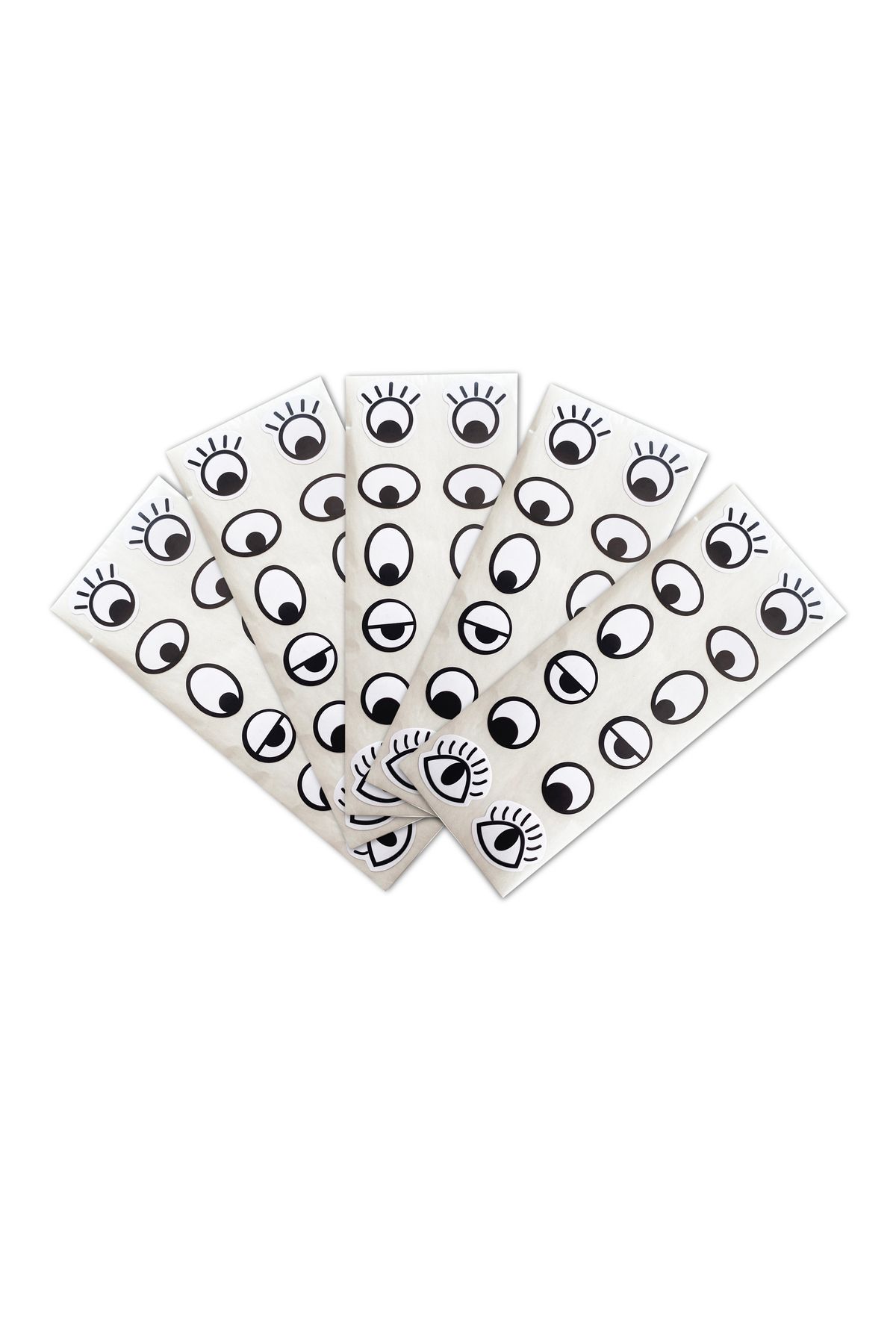 piapolya Göz Etiketi | 1,3cm | 6 Çeşit | 5 Set | 60 Adet | Etkinlik Materyalı | Küçük Kas Gelişimi