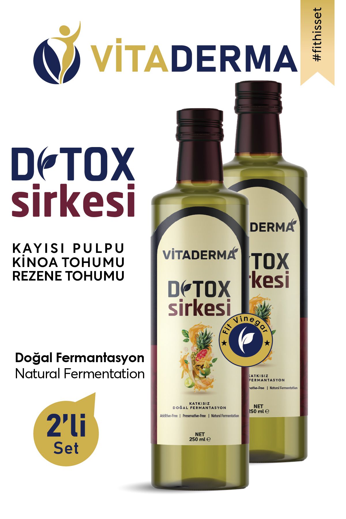 VİTADERMA DETOX SİRKESİ 2'Lİ