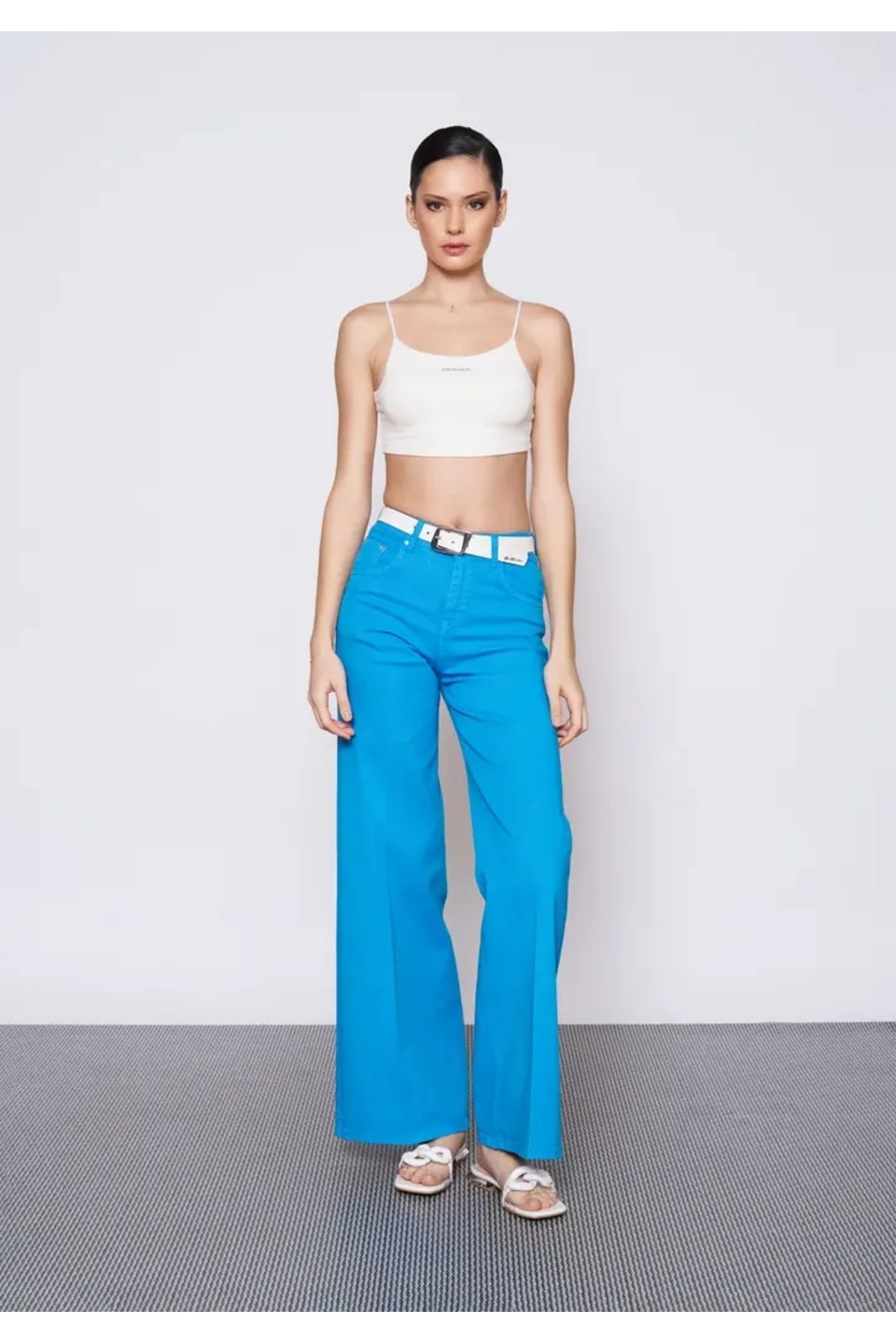 EUROFASHION Tranquil Mavi Lisa Denim Pantolon