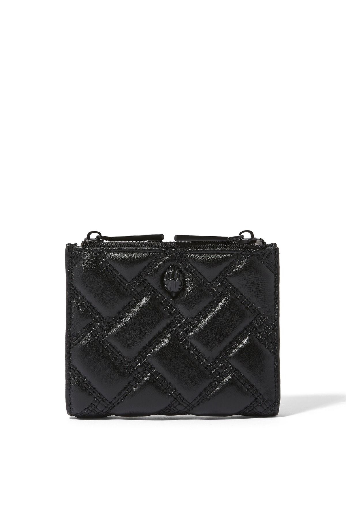 Kurt Geiger Kensington Quilted Mini Purse, Kapitone Deri Mini Cüzdan