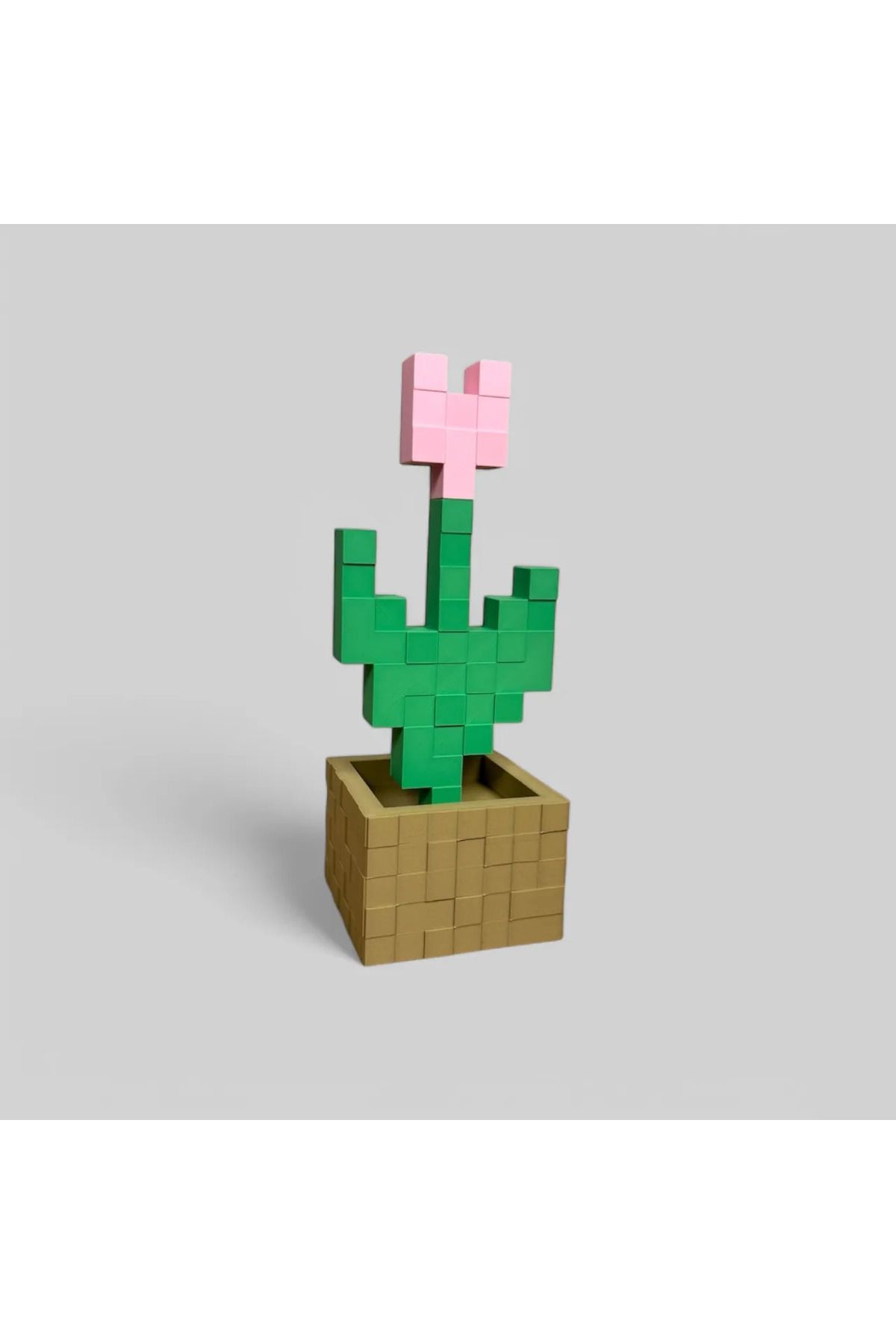 3D Stuff minecraft pempe çiçek lale çiçeği - plastik