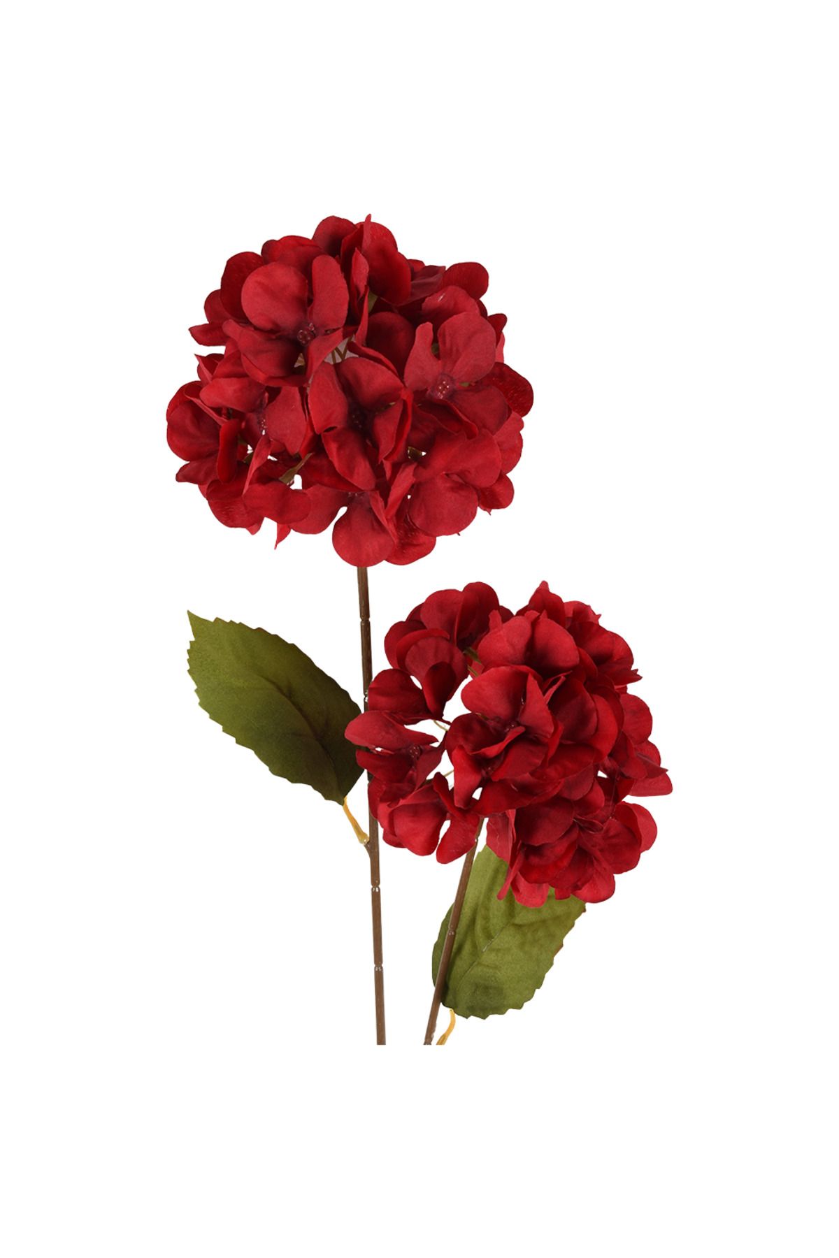 Leona Dekoratif Ürünler HYDRANGEA YAPAY CICEK KIRMIZI