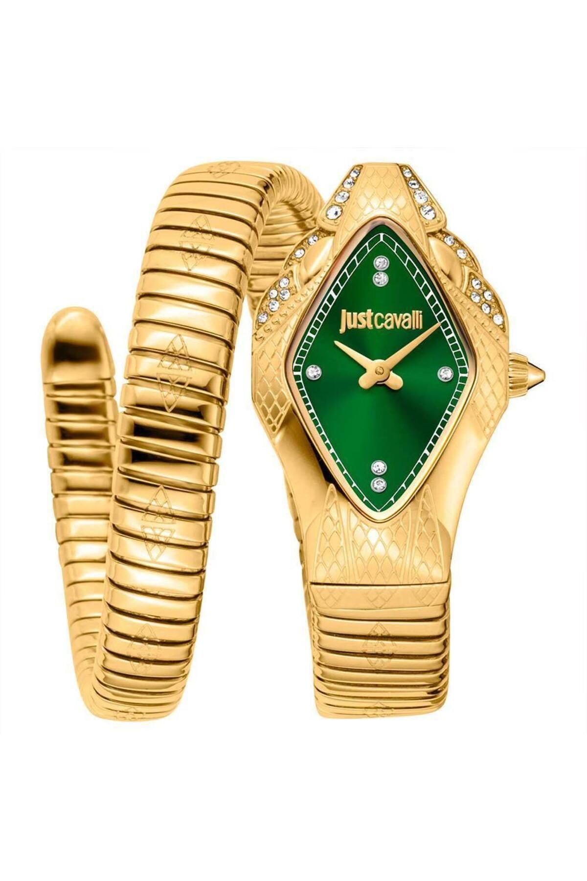 Just Cavalli JUST CAVALLİ KADIN KOL SAATİ SARI KASA VE KORDON ZARİF ŞIK KULLANIMA UYGUN