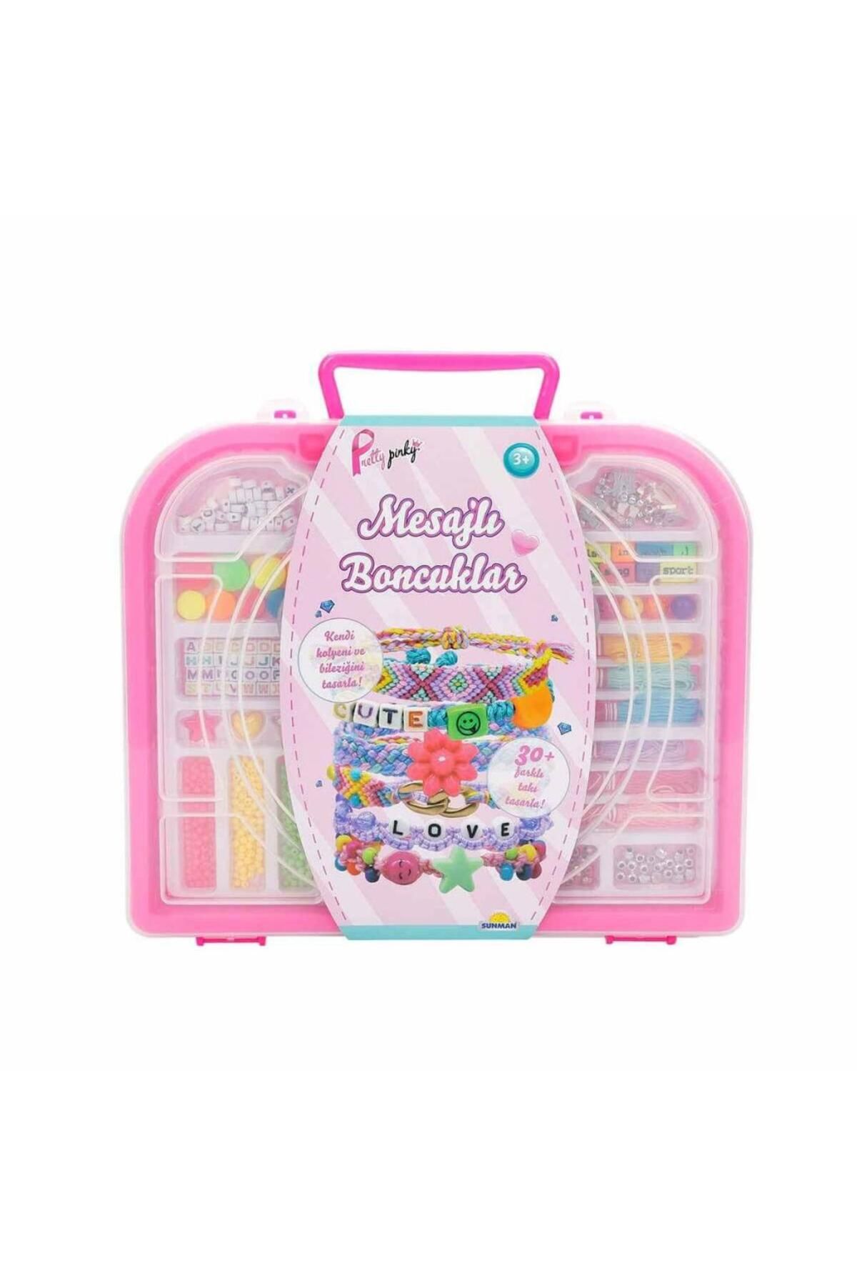 MR RZN STORE 3319 Mesajlı Boncuklar Takı Tasarım Seti -Sunman