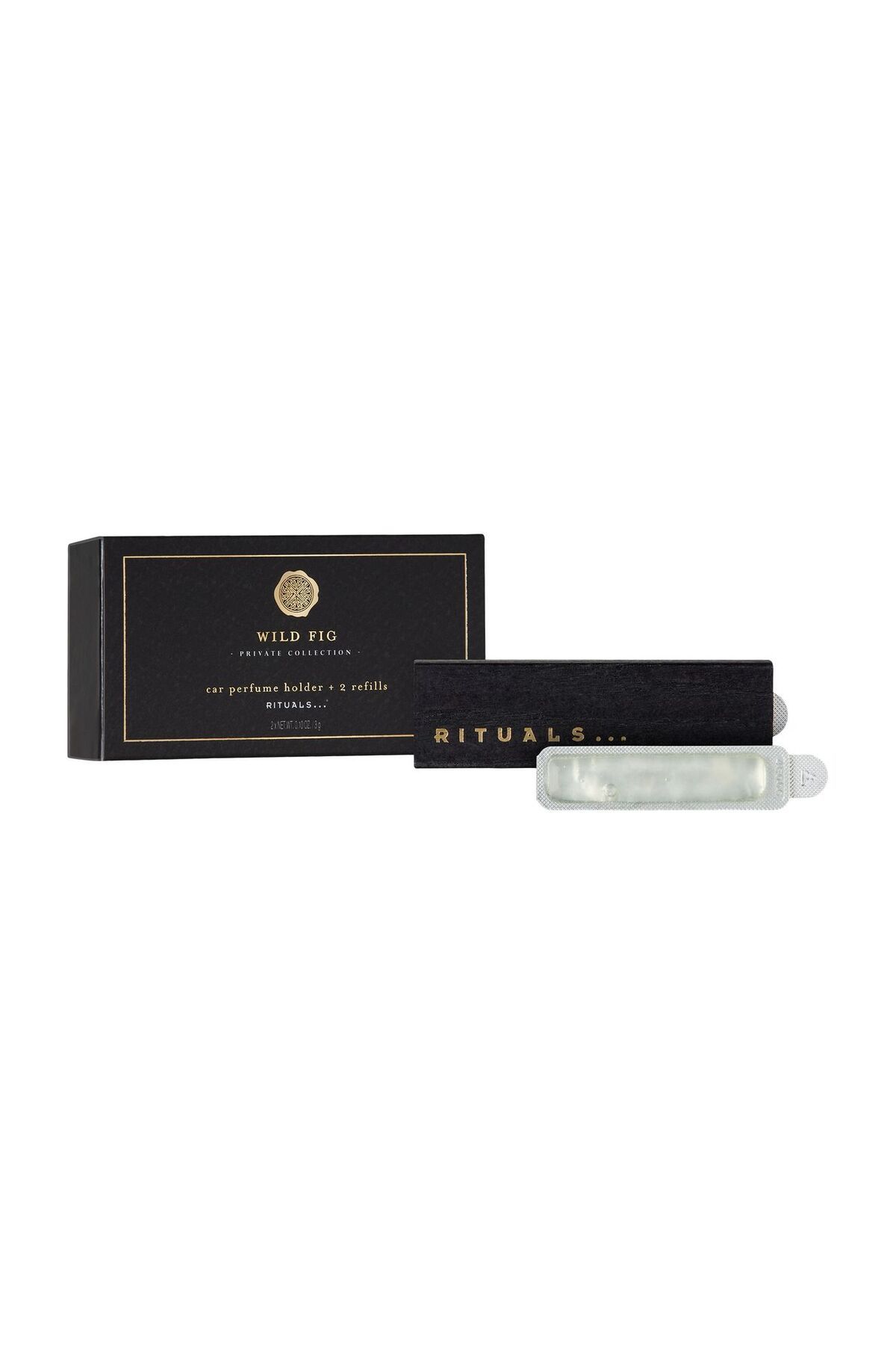 Rituals Private Collection Vahşi İncir Araba Parfümü, 2'li Set, Ahşap Tutucu ile