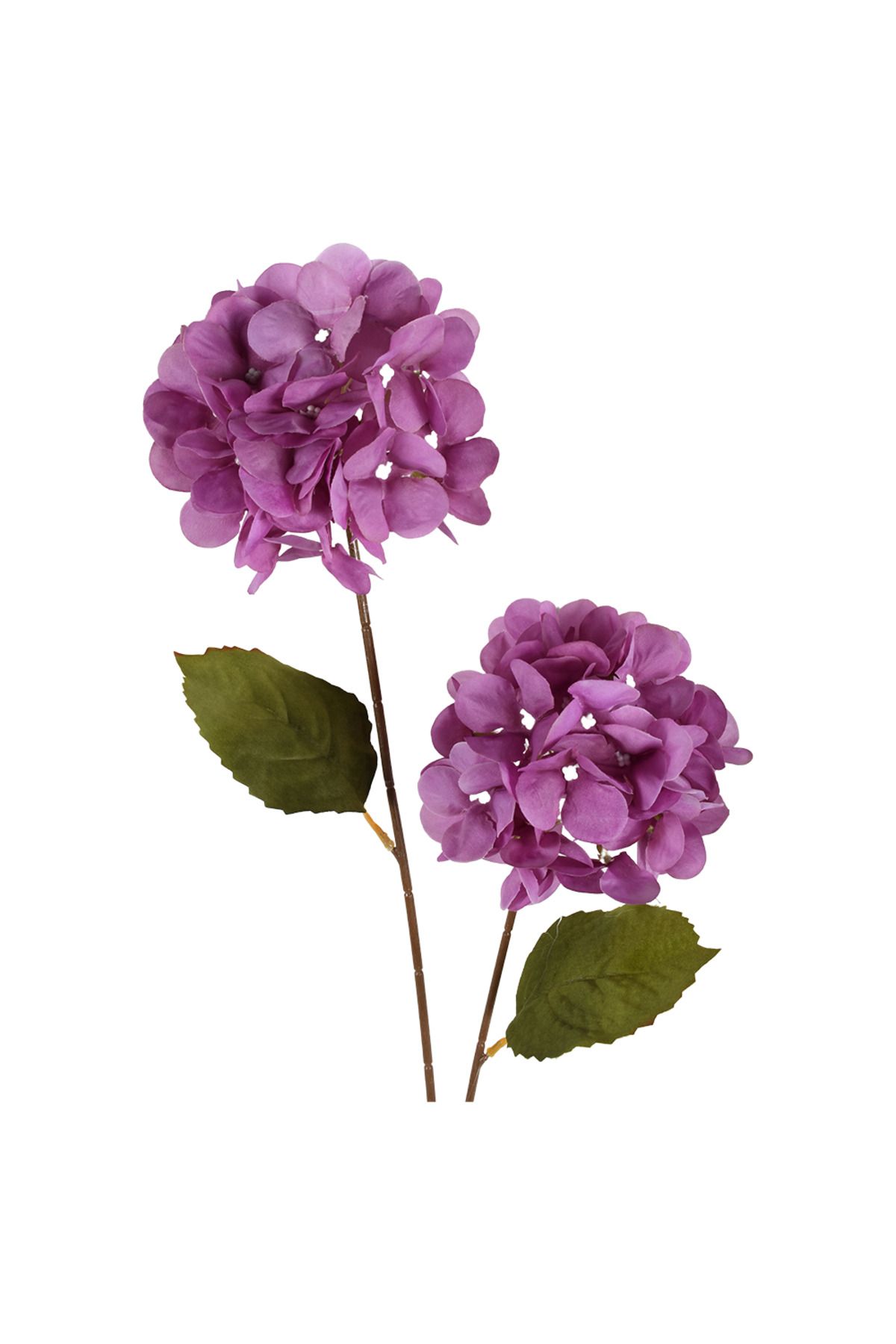 Leona Dekoratif Ürünler HYDRANGEA YAPAY CICEK MOR