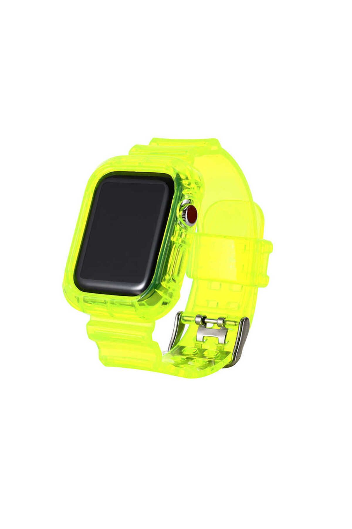YTSGLOBAL Watch 44mm KRD-27 Uyumlu YTSG Kordon-Sarı
