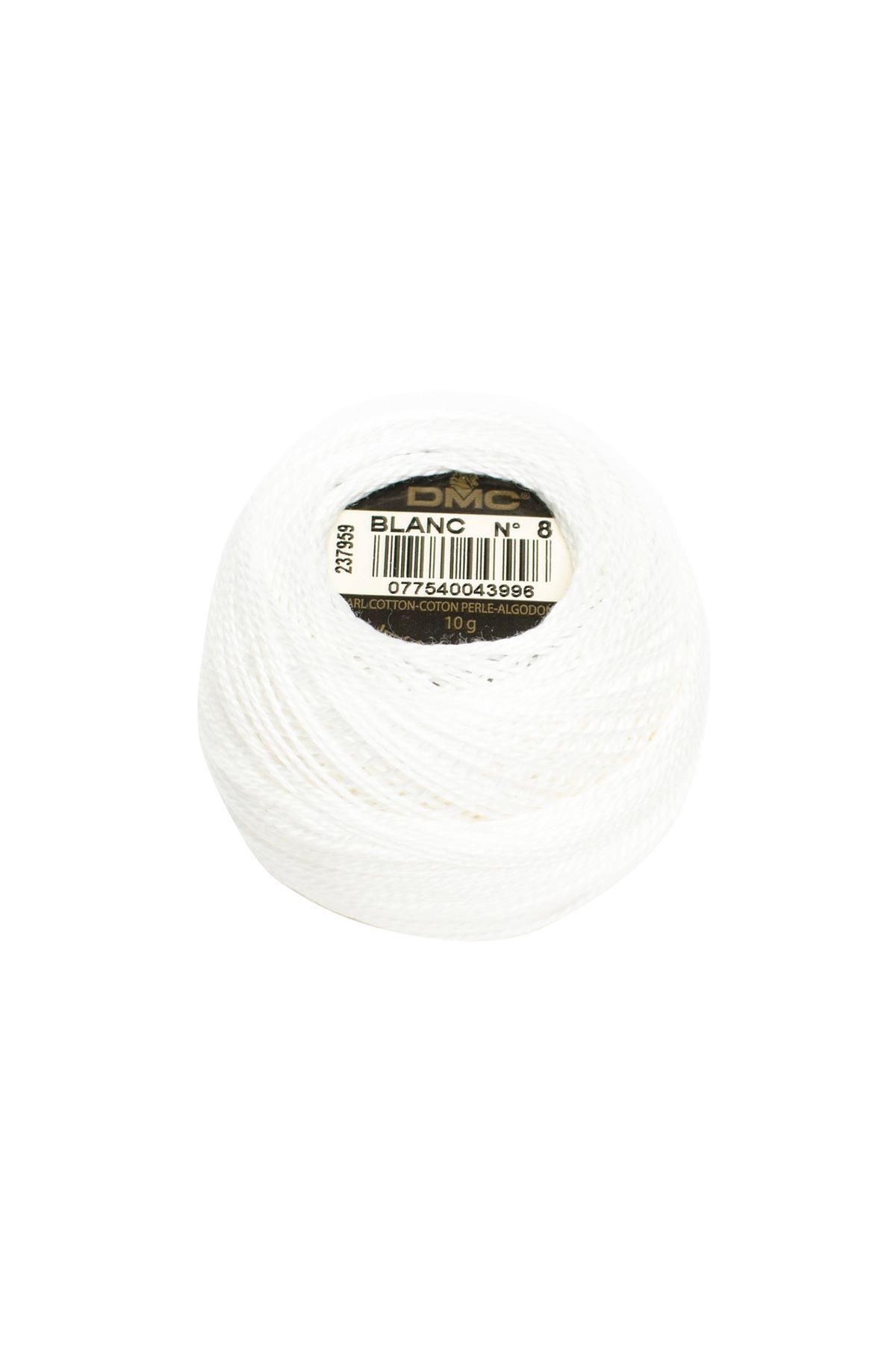 Dmc KOTON PERLE 8 NUMARA BLANC