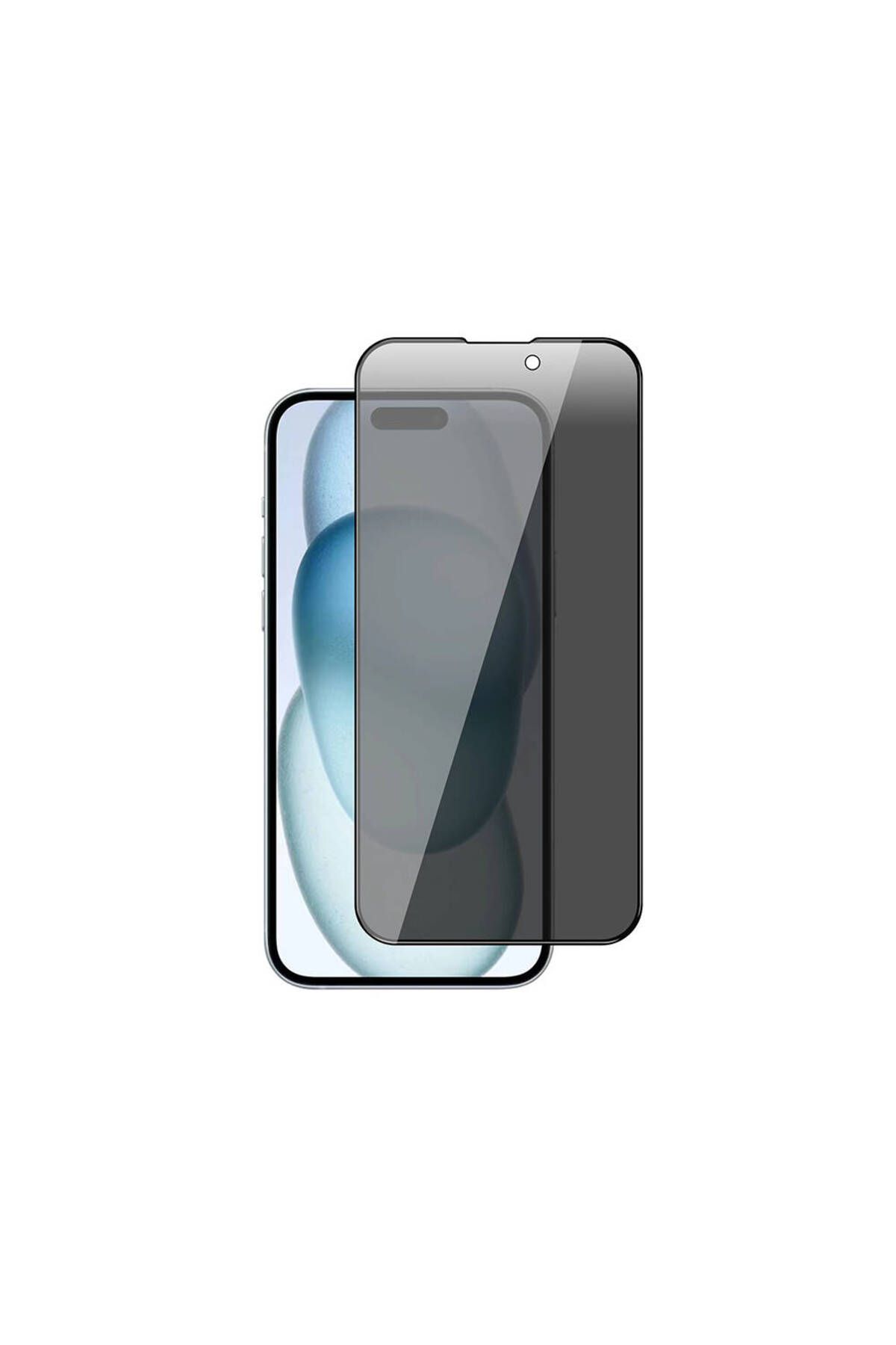 YTSGLOBAL iPhone 15 Pro Max Uyumlu YTSG New 5D Privacy Temperli Ekran Koruyucu