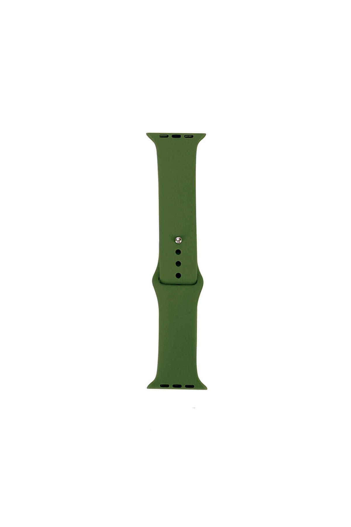 YTSGLOBAL Watch 44mm Band Serisi Klasik Kordon Silikon Strap Kayış-Army Green