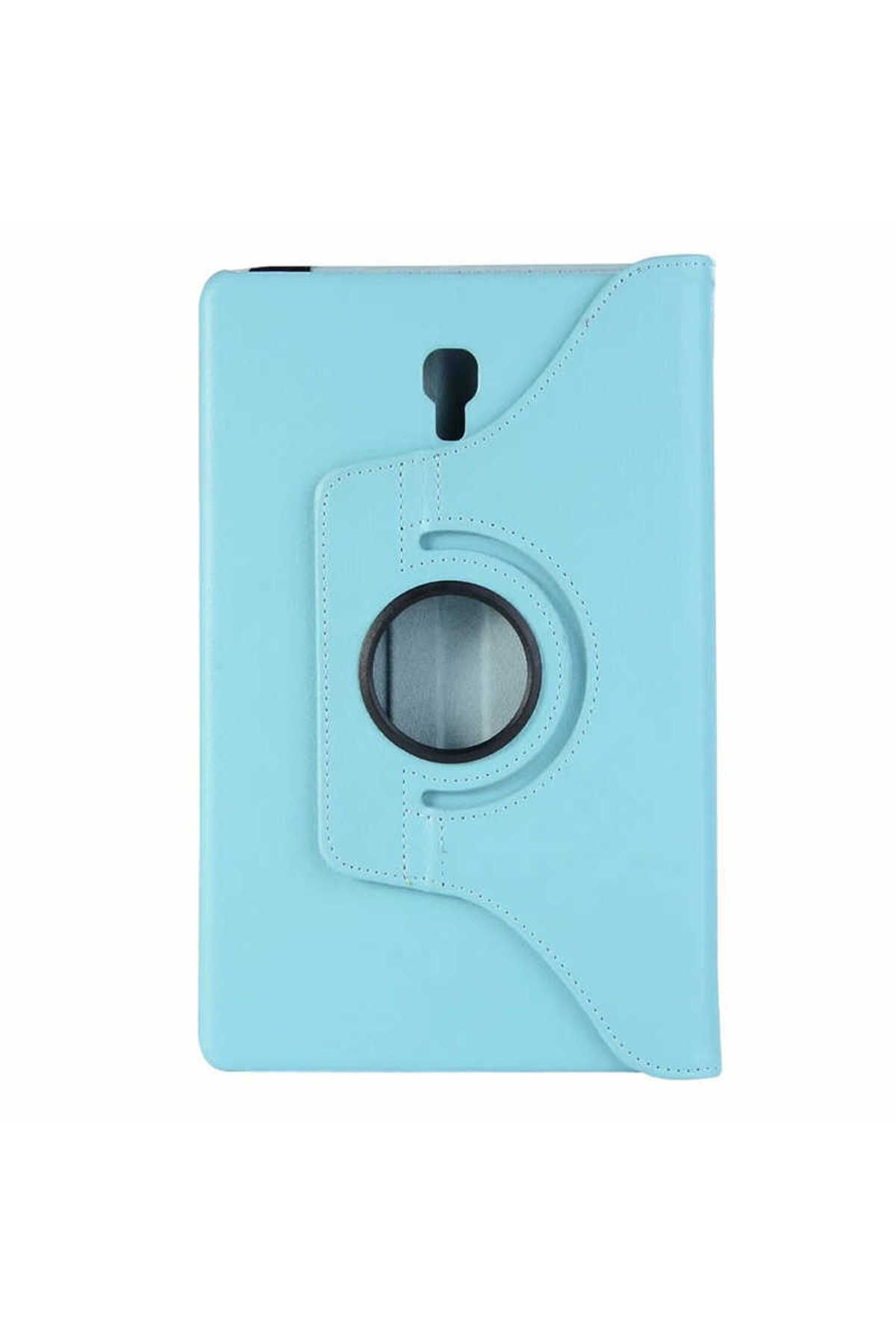 YTSGLOBAL Galaxy Tab A T590 Uyumlu YTSG Dönebilen Standlı Kılıf-Mavi Açık