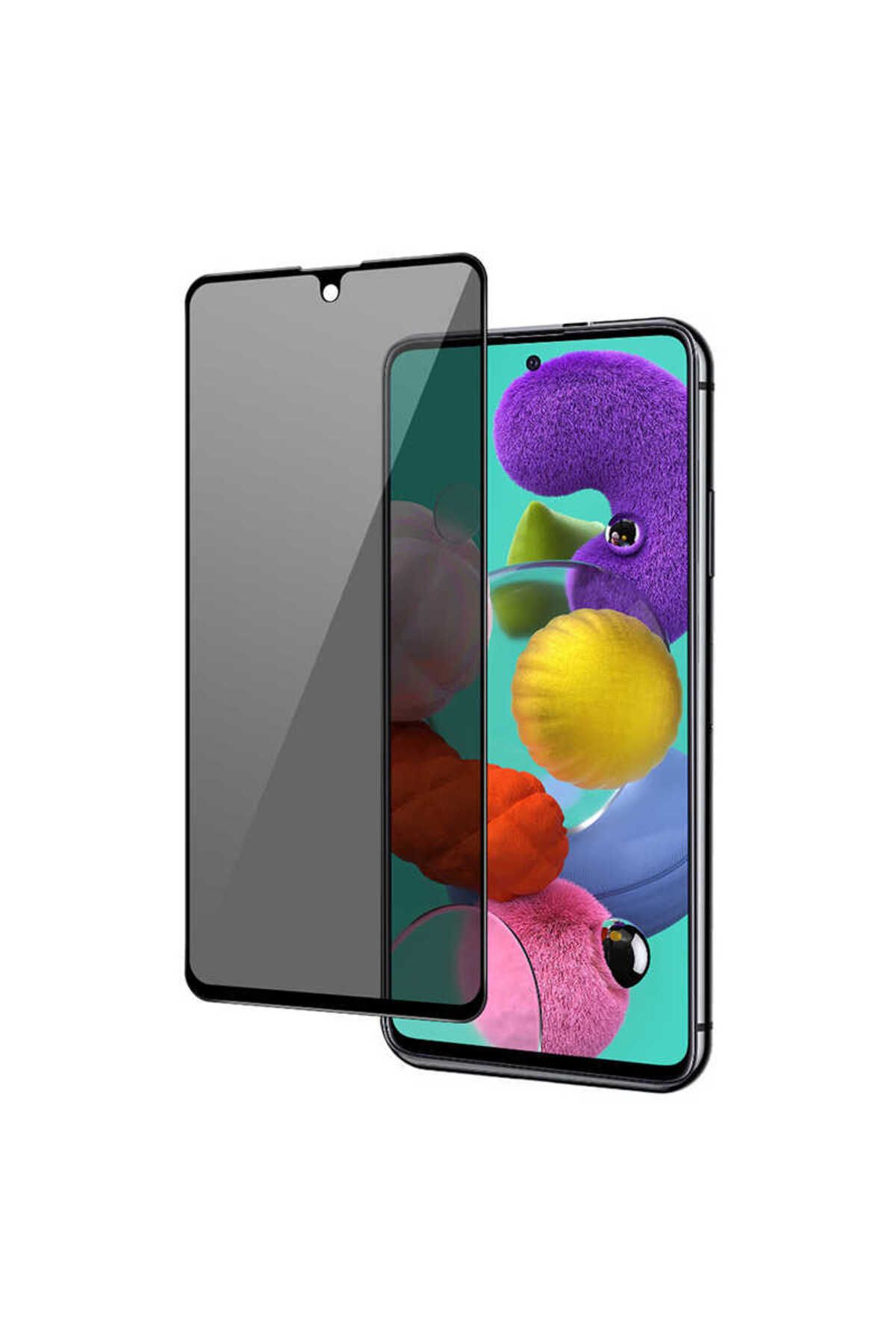 YTSGLOBAL Galaxy A52 Uyumlu YTSG New 5D Privacy Temperli Ekran Koruyucu