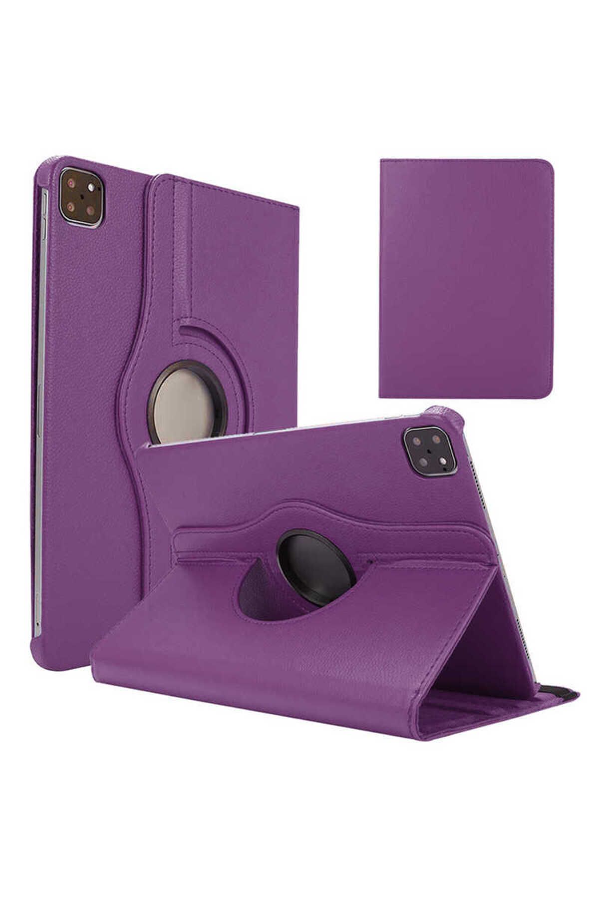 YTSGLOBAL iPad Air 11 2025 M3 YTSG Dönebilen Standlı Kılıf - Mor