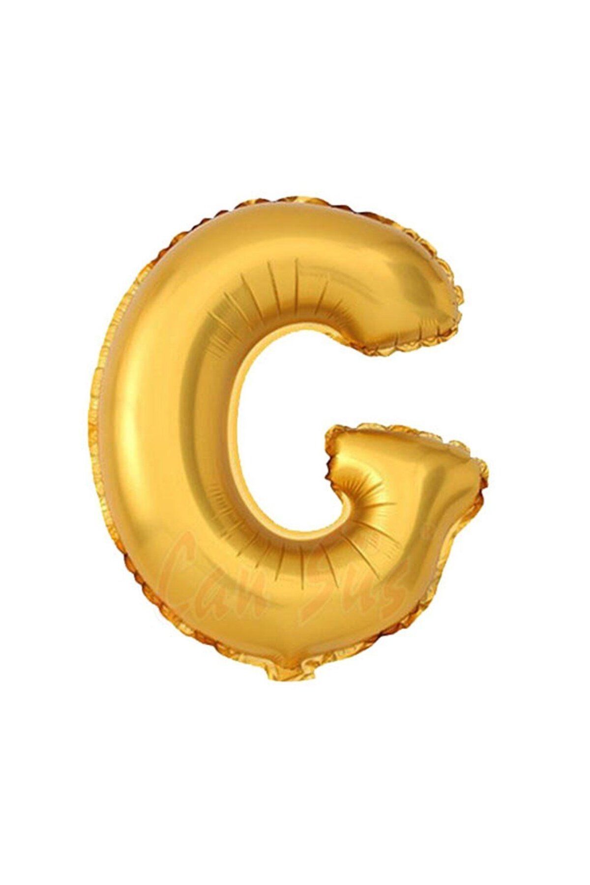 Ege Pastacılık Gold Folyo Balon "G" Harfi - 76 cm Büyük Boy