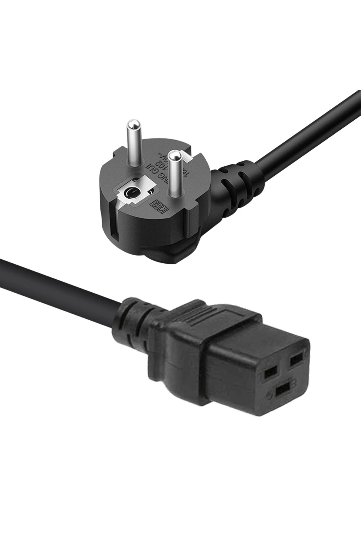 İnnMerry DİKDÖRTGEN GİRİŞLİ 1.8 METRE C19 POWER KABLO (5047)