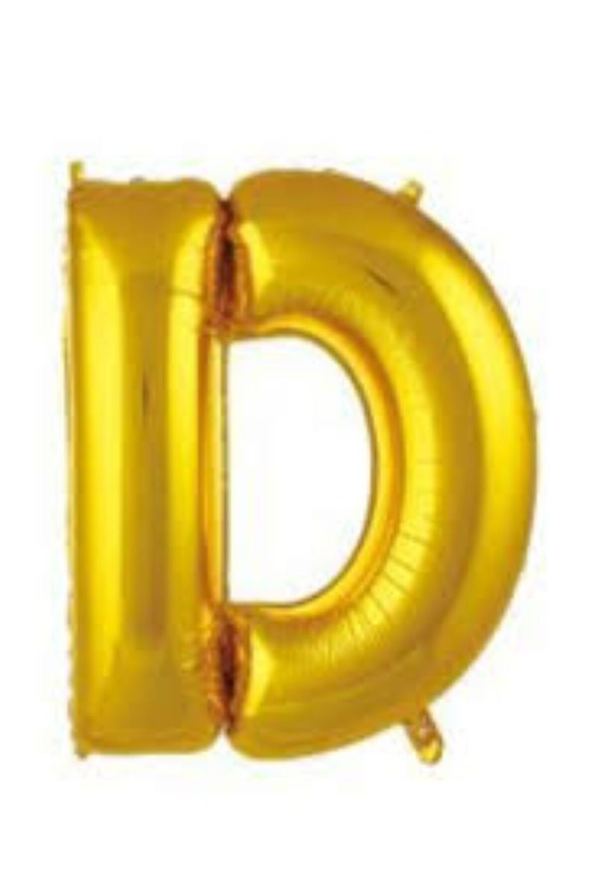 Ege Pastacılık Gold Folyo Balon "D" Harfi - 76 cm Büyük Boy