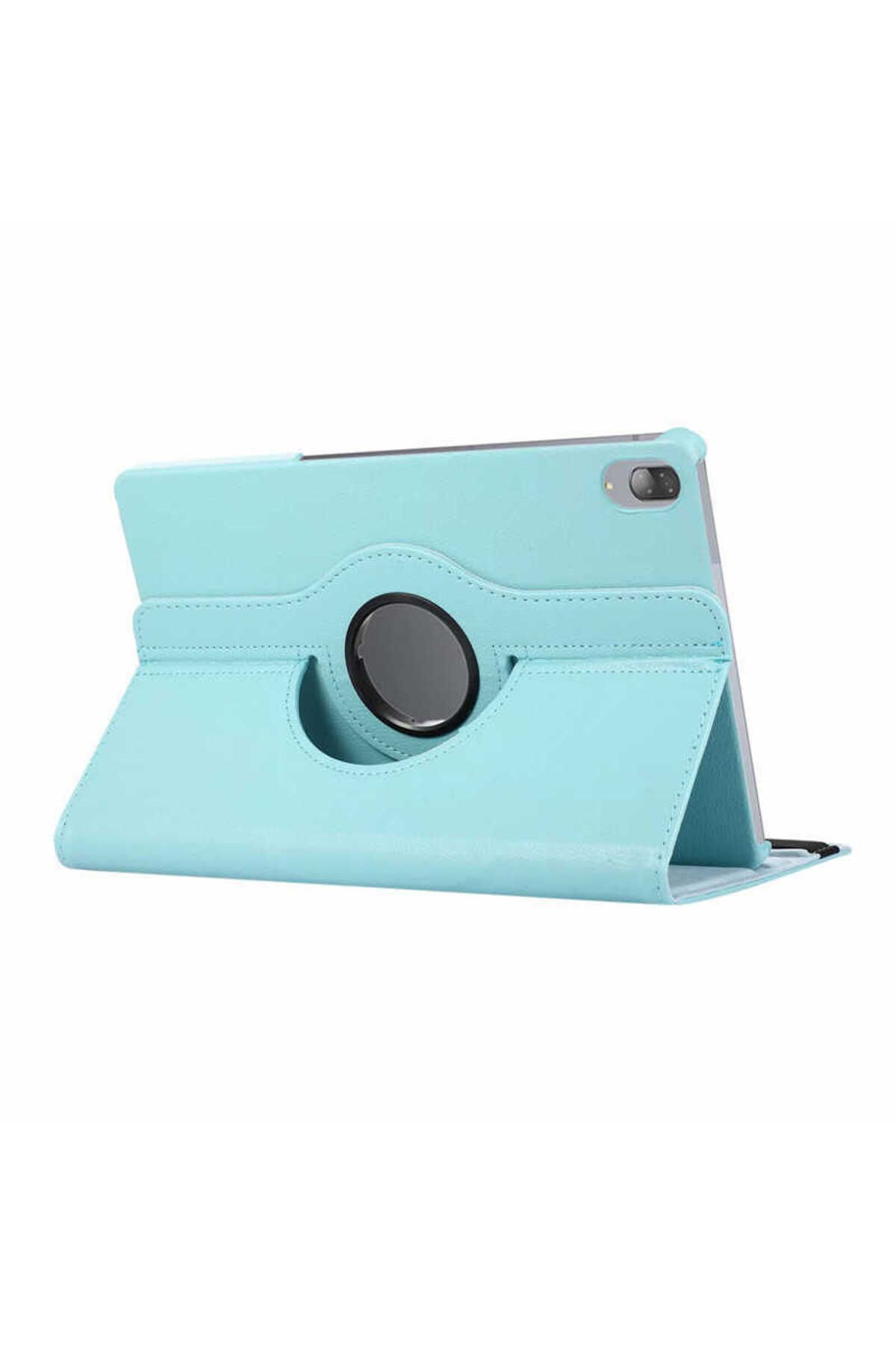YTSGLOBAL Lenovo Tab P11 Pro 11.2" 2.Nesil Uyumlu YTSG Dönebilen Standlı Kılıf-Mavi