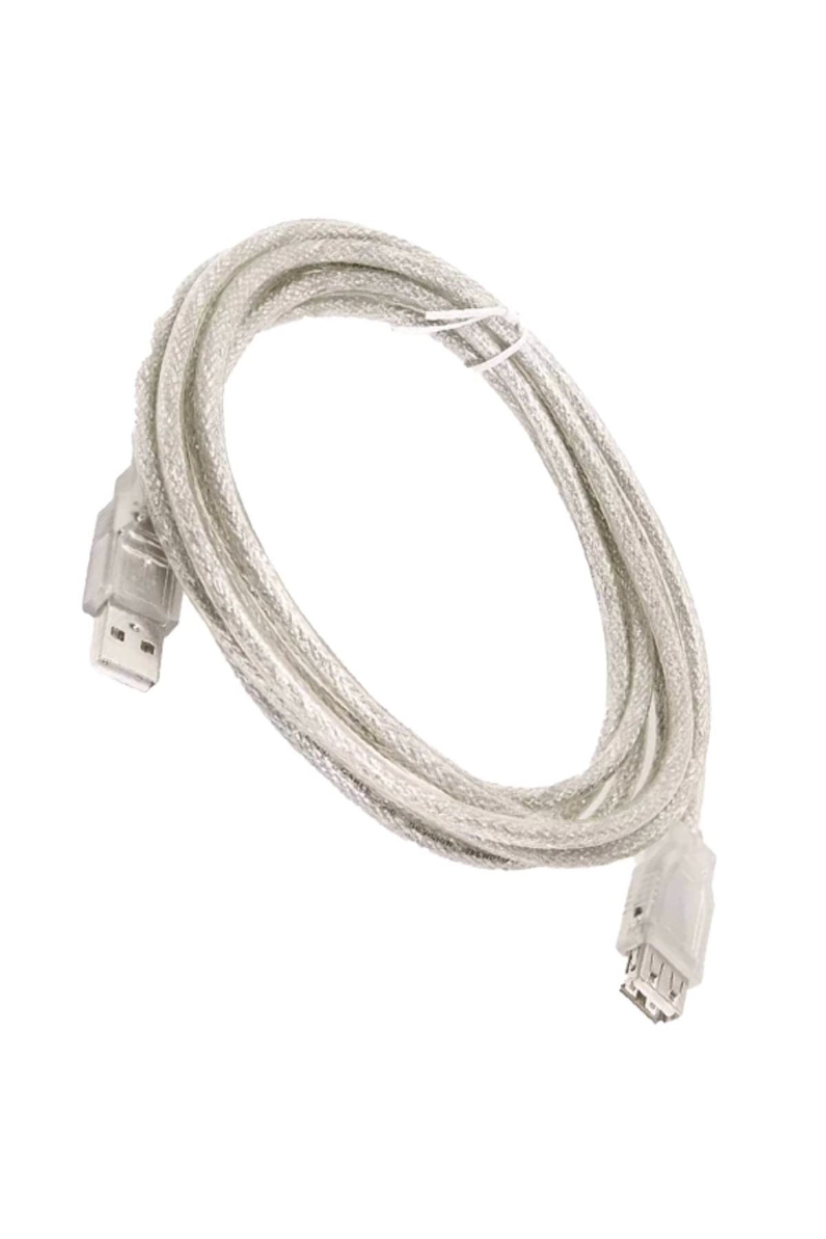 İnnMerry USB UZATMA KABLO 47 CM ŞEFFAF (5047)