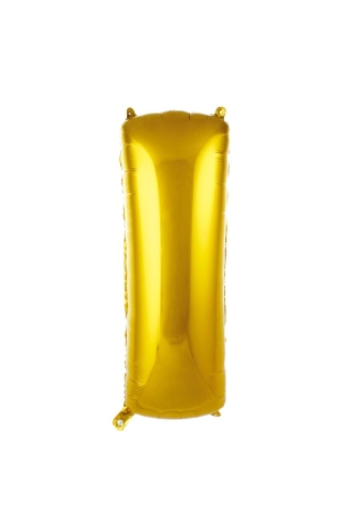 Ege Pastacılık Gold Folyo Balon "I" Harfi - 76 cm Büyük Boy