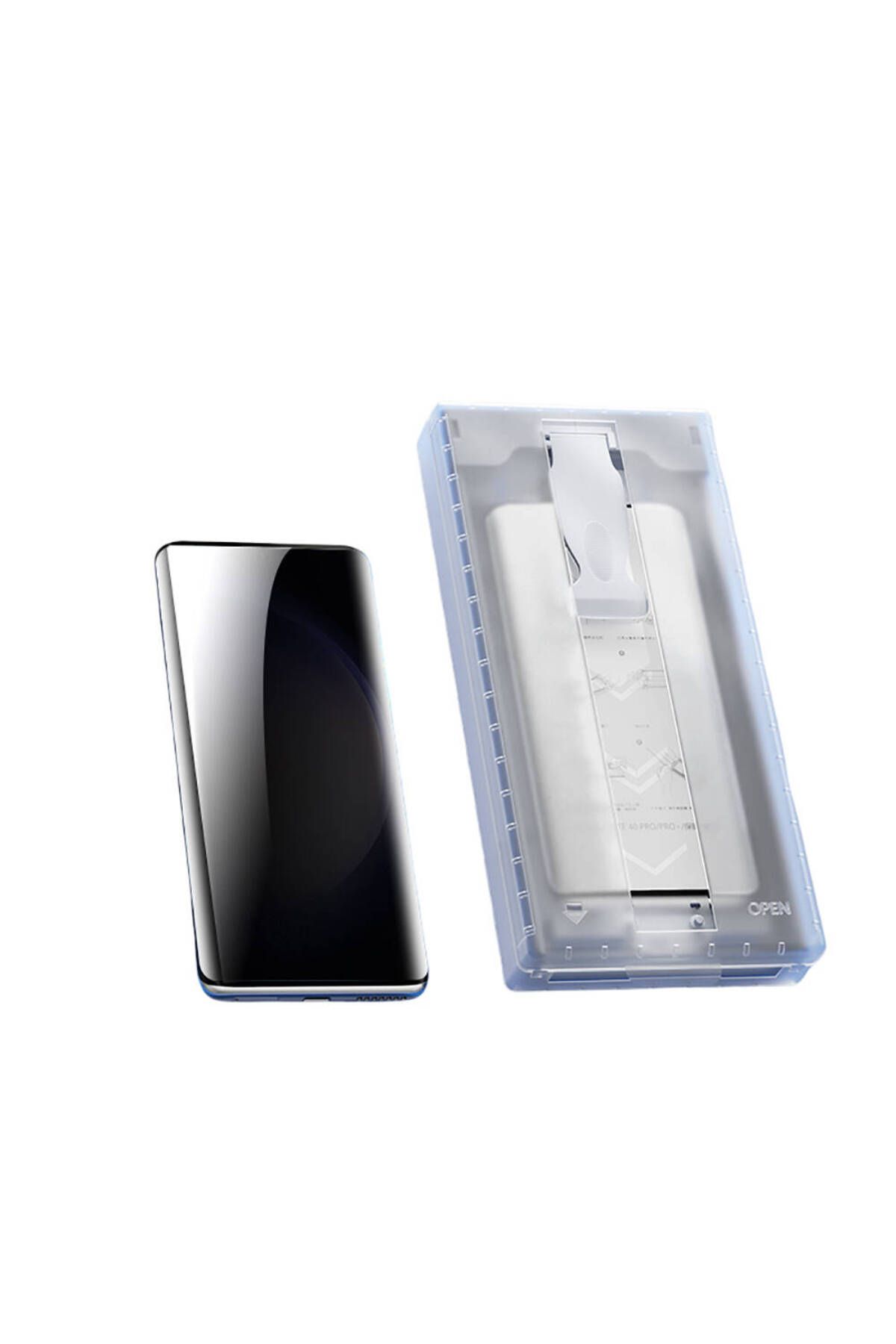YTSGLOBAL Galaxy S24 Ultra Uyumlu YTSG Uygulama Aparatlı 6in1 Easy Body Privacy Ekran Koruyucu