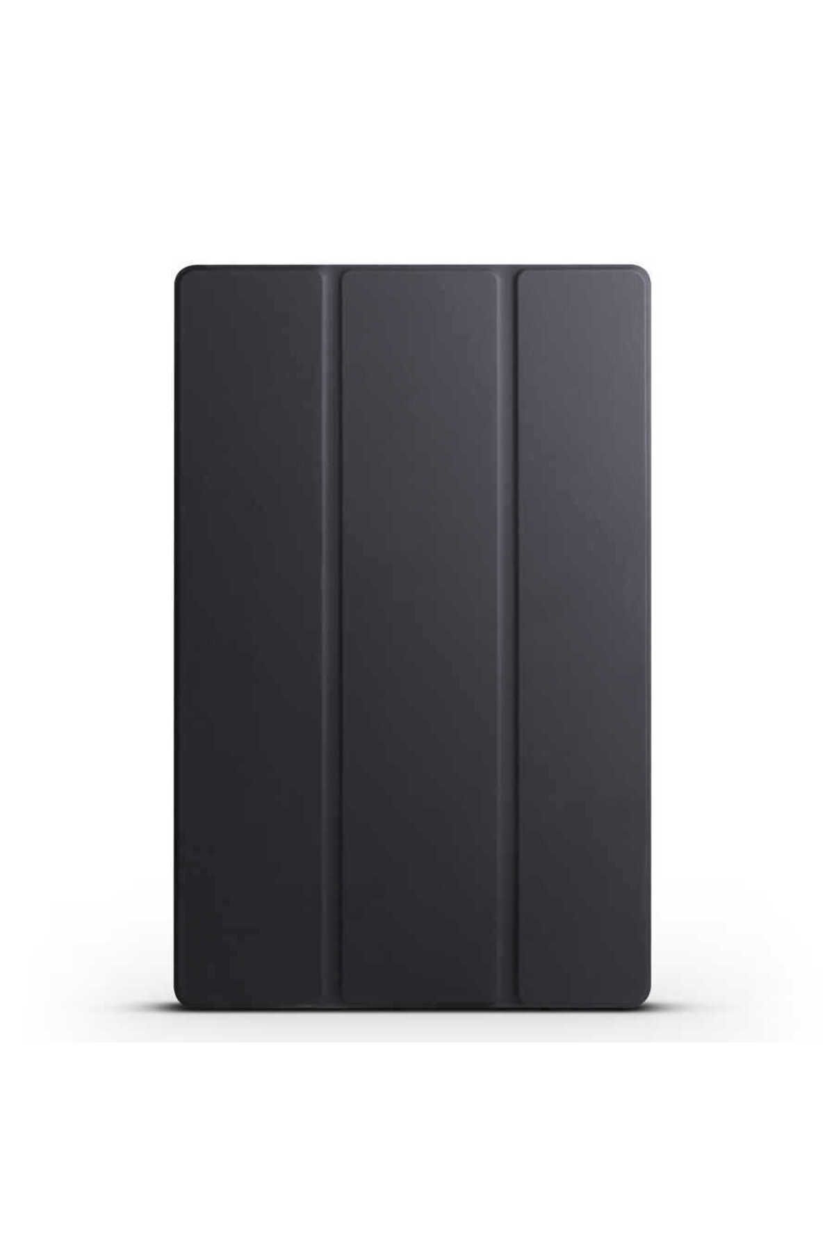 YTSGLOBAL Galaxy Tab S9 Plus Uyumlu YTSG Smart Cover Standlı 1-1 Kılıf-Siyah