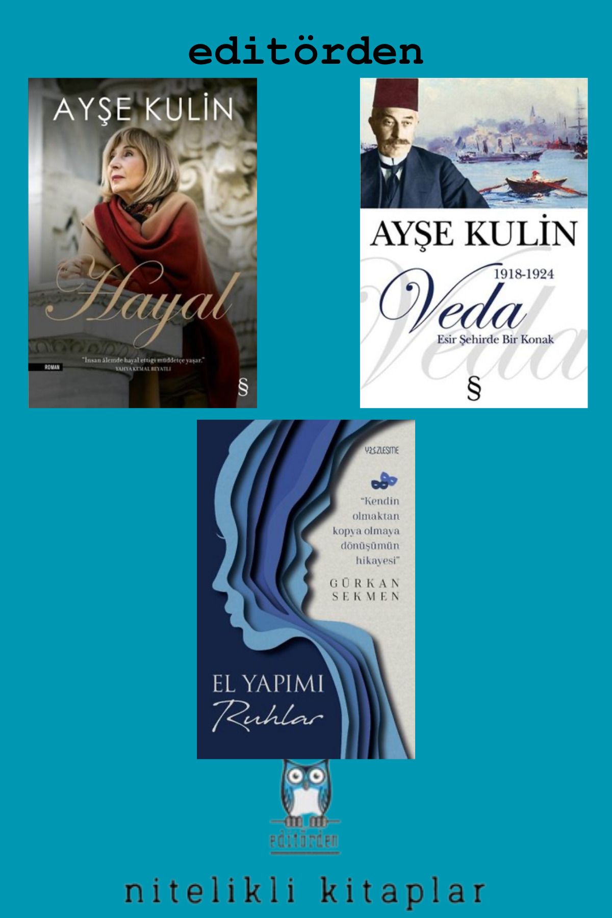 Yüzleşme Yayınları Veda - Hayal - El Yapımı Ruhlar / Gürkan Sekmen