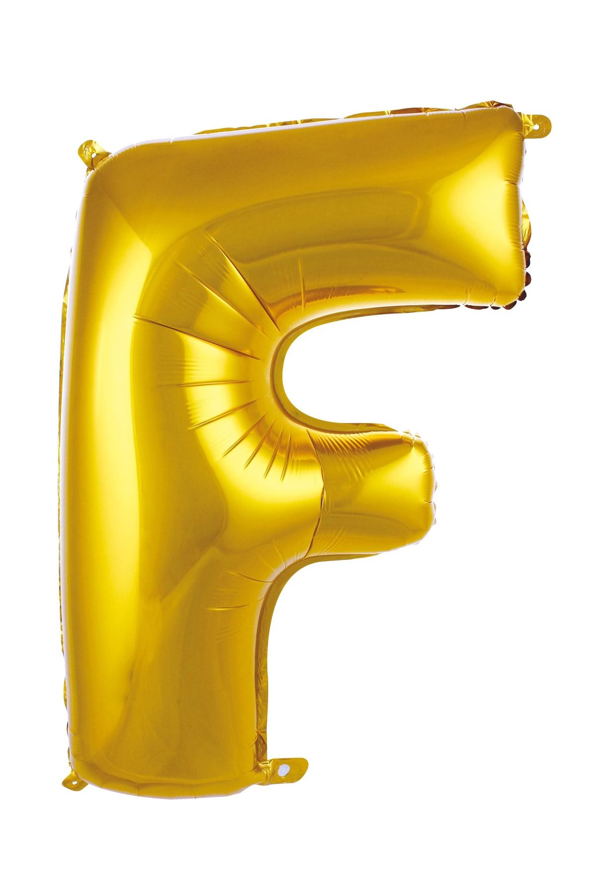 Ege Pastacılık Gold Folyo Balon "F" Harfi - 76 cm Büyük Boy