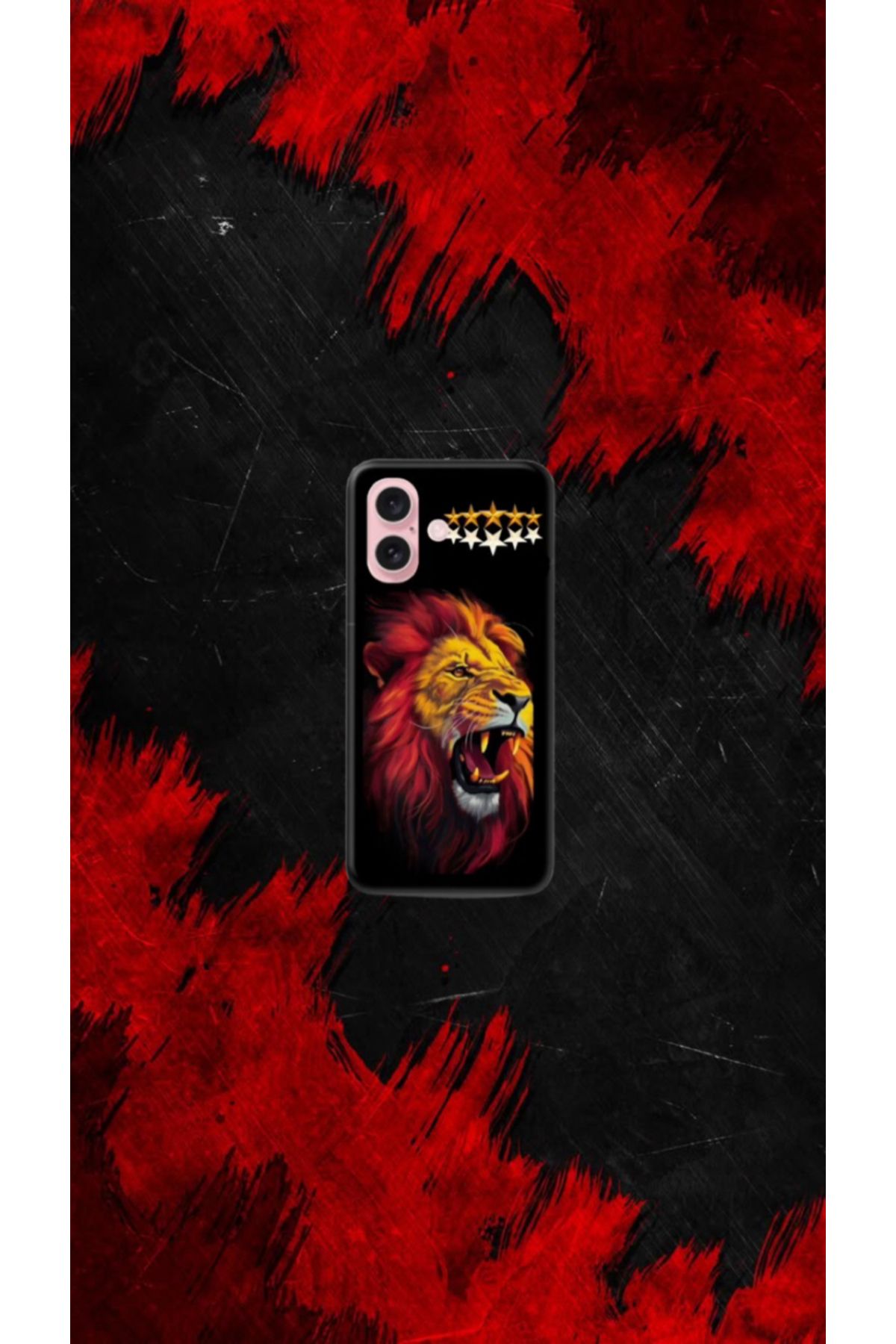 cover shopp Aslan Desenli Renkli Tasarımı-1 IP 16