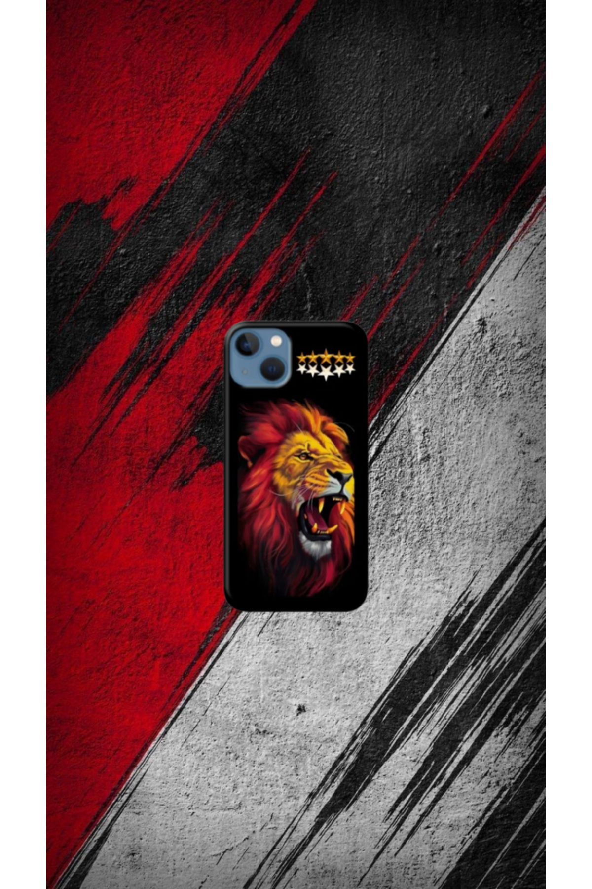 cover shopp Aslan Desenli Renkli Tasarımı-4 IP 14