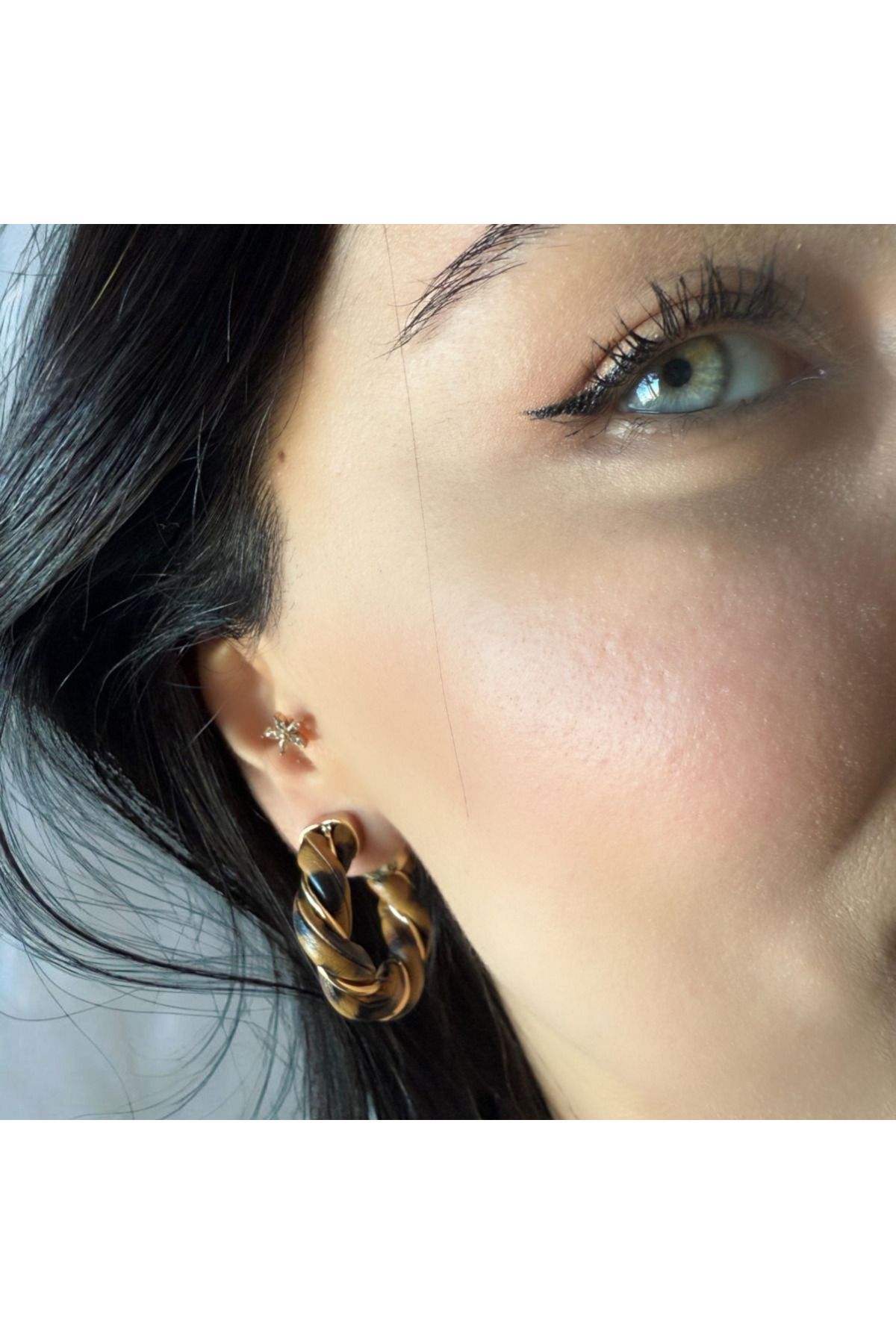 Fundéa Jewelry Leona izleri Küpe Halka