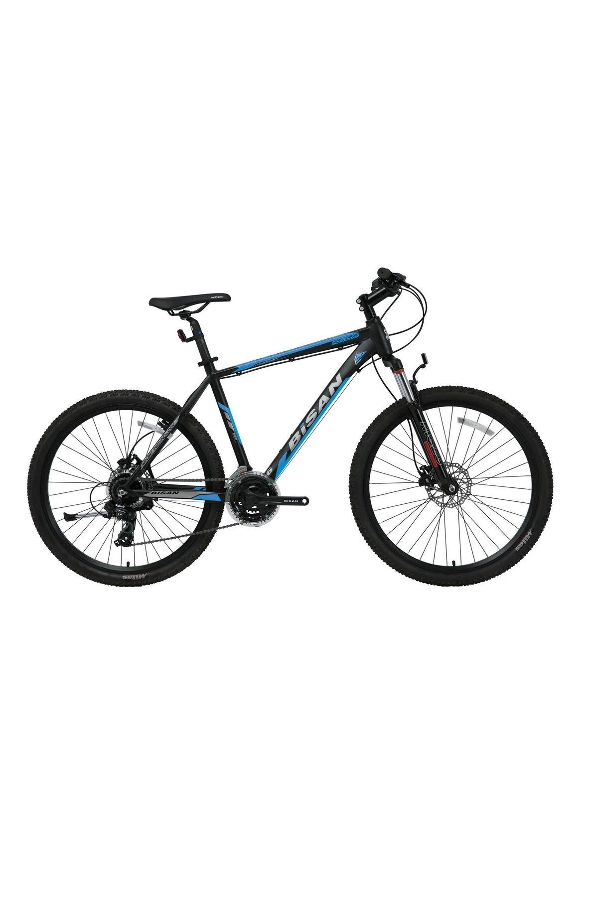 Bisan BİSAN MTX 7050 ERKEK DAĞ BİSİKLETİ 48CM HD 29 JANT 21 VİTES MAT SİYAH MAVİ