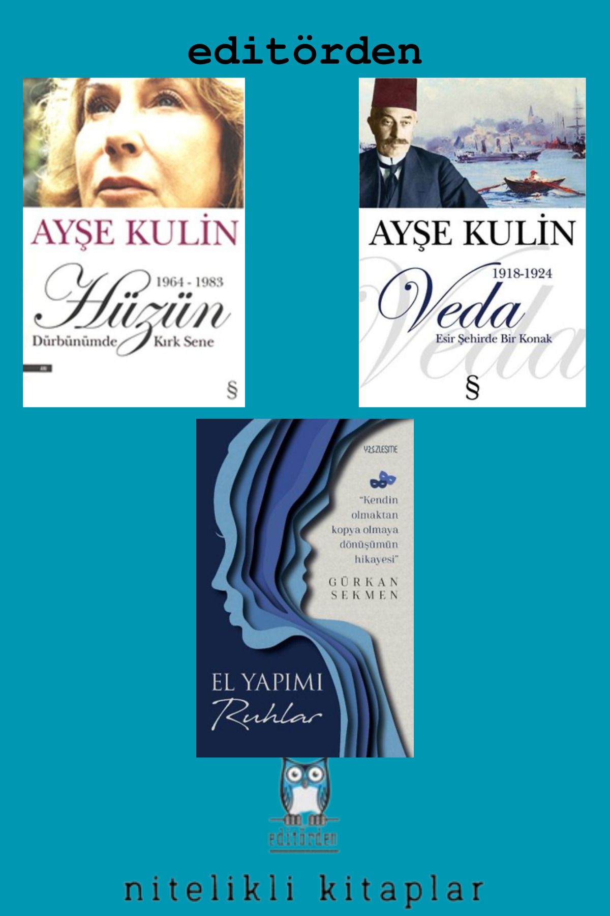 Yüzleşme Yayınları Veda - Hüzün - El Yapımı Ruhlar / Gürkan Sekmen