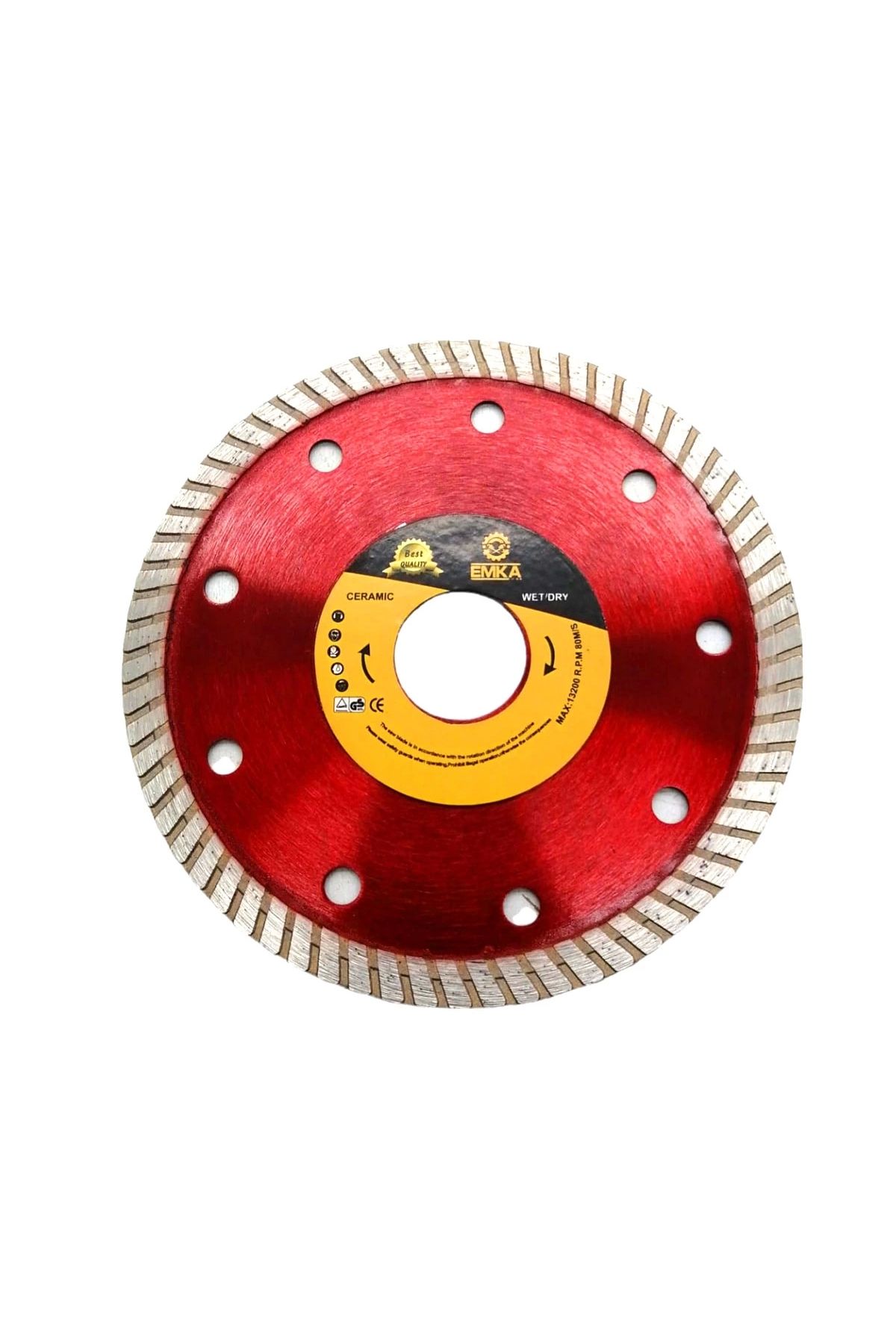 Beruflic Mermer Granit Seramik İnce Hassas Turbo Kesici Disk 115x22.2-3mm