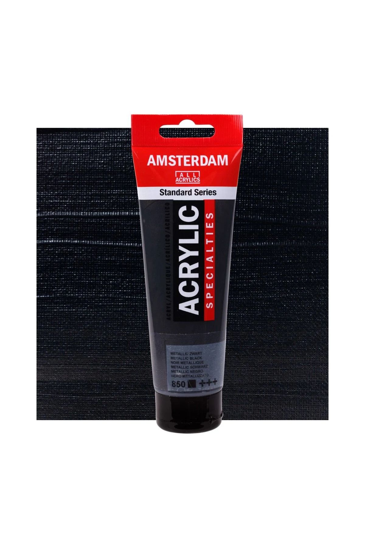 Talens Amsterdam Akrilik Boya 120ml 850 Metallic Black Yeni Renkler Acrylics Özel Profesyonel