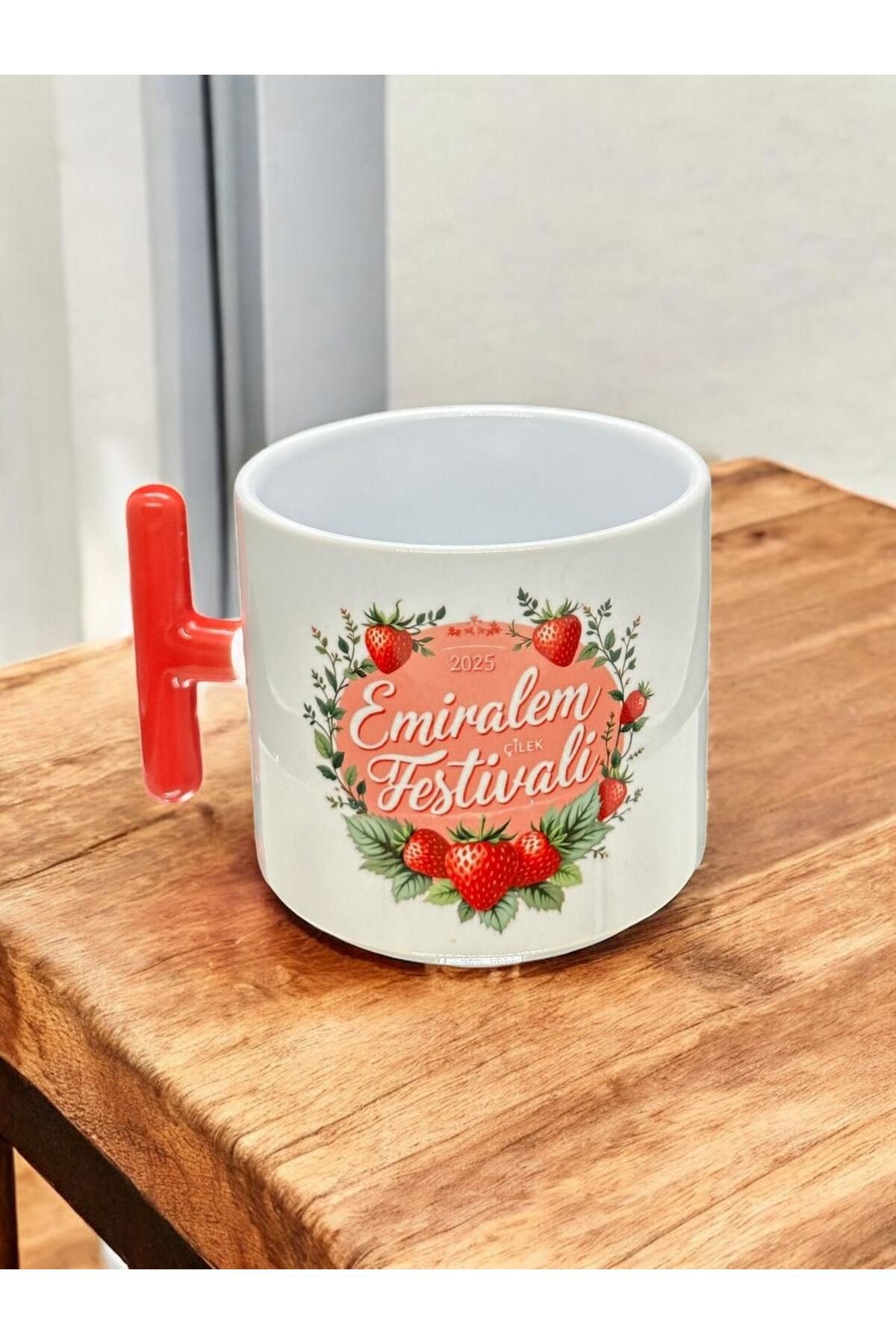 Marblestone Çilek Tasarımlı 200 Ml Kupa Bardak