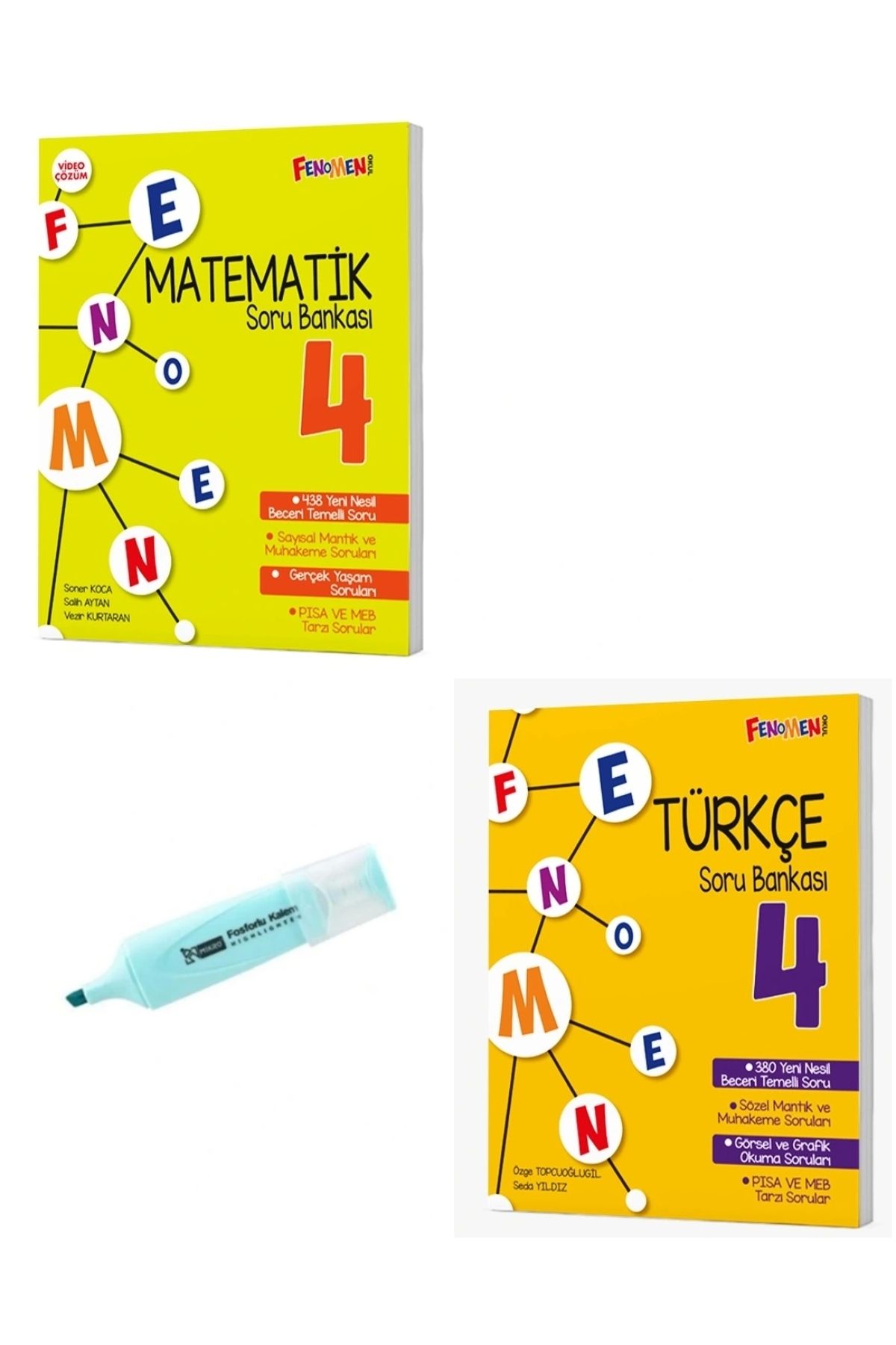 Fenomen Yayıncılık 4. Sınıf Matematik Ve Türkçe Soru Bankası