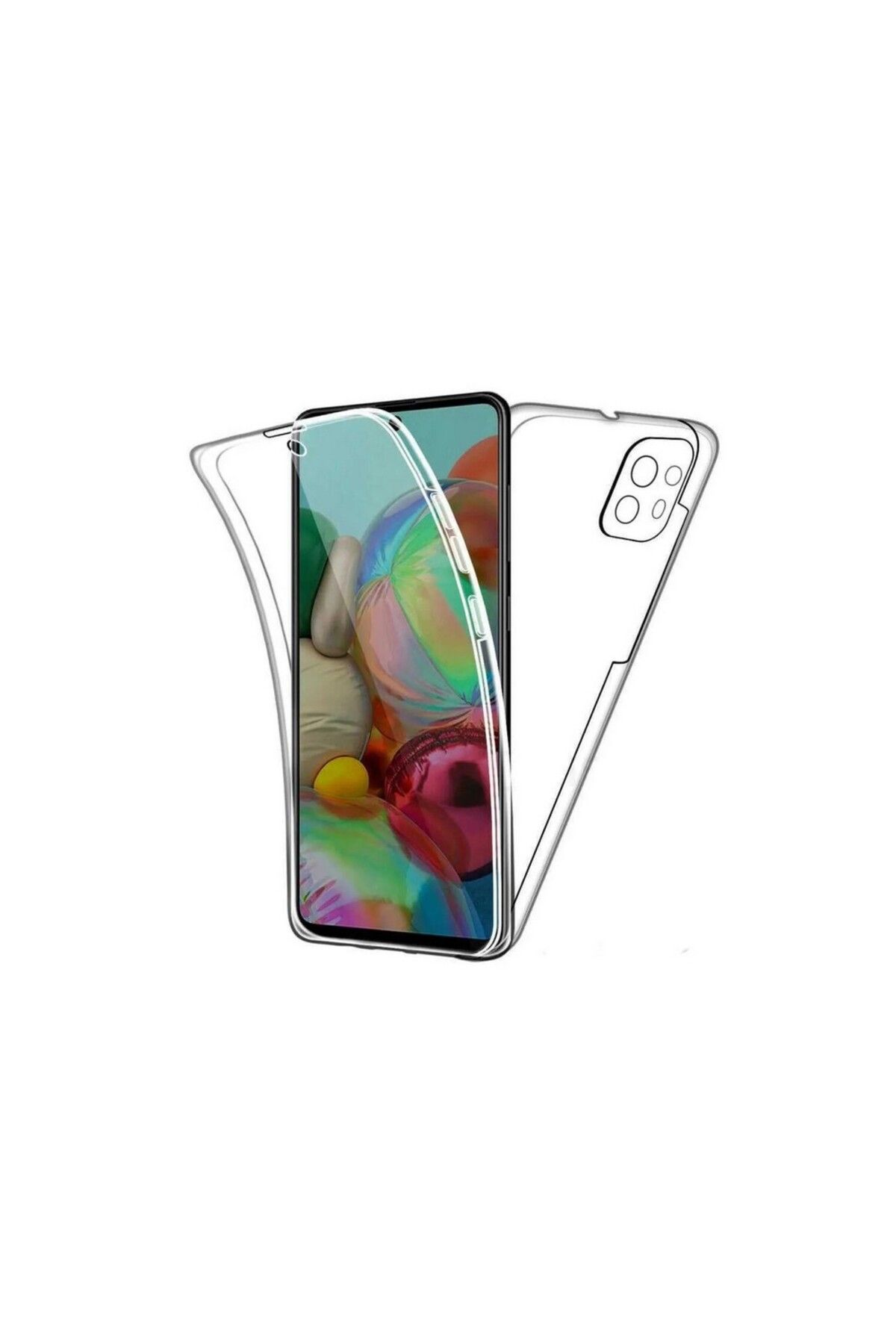 KılıfShop Xiaomi Mi 11 uyumlu Kılıf Ön Arka 360 Koruma Arka Sert Mika Ön Silikon Şeffaf