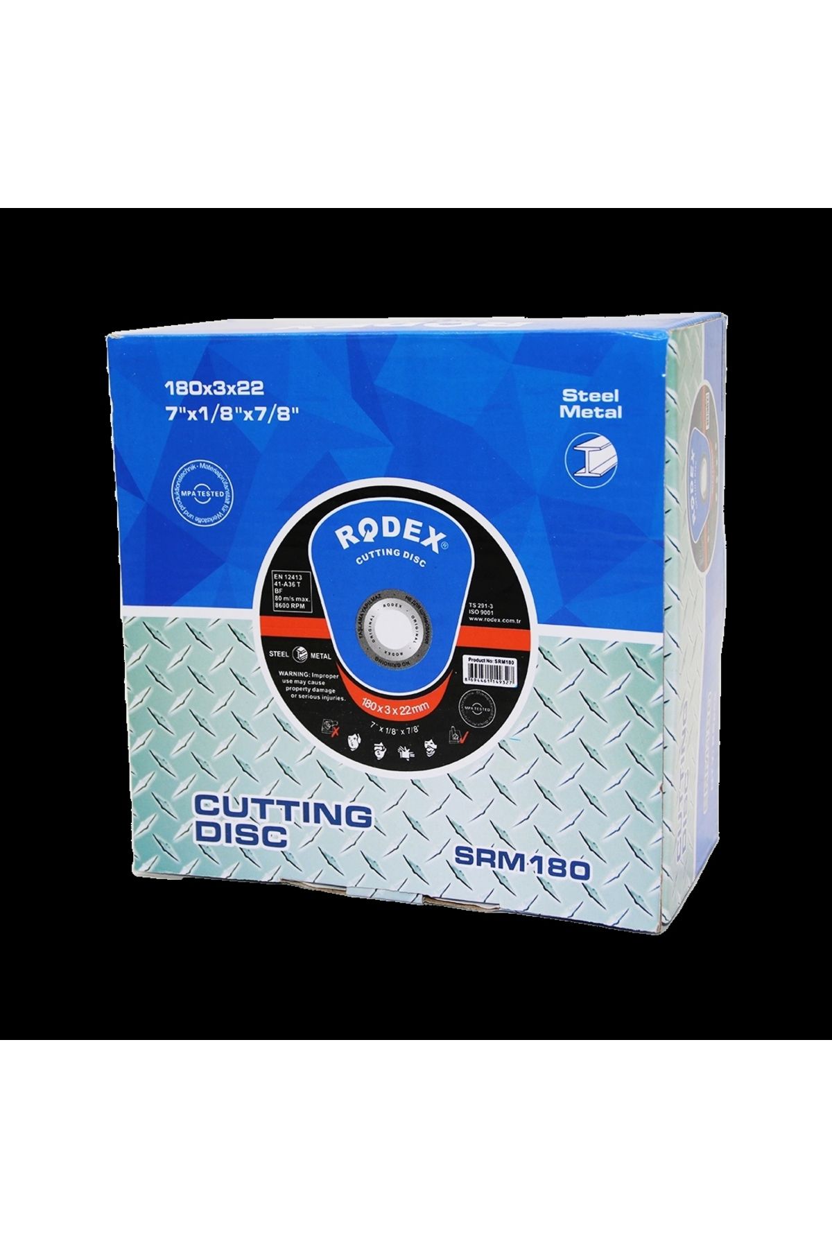 Beruflic Metal Kesici Disk 180x3x22mm For Metal