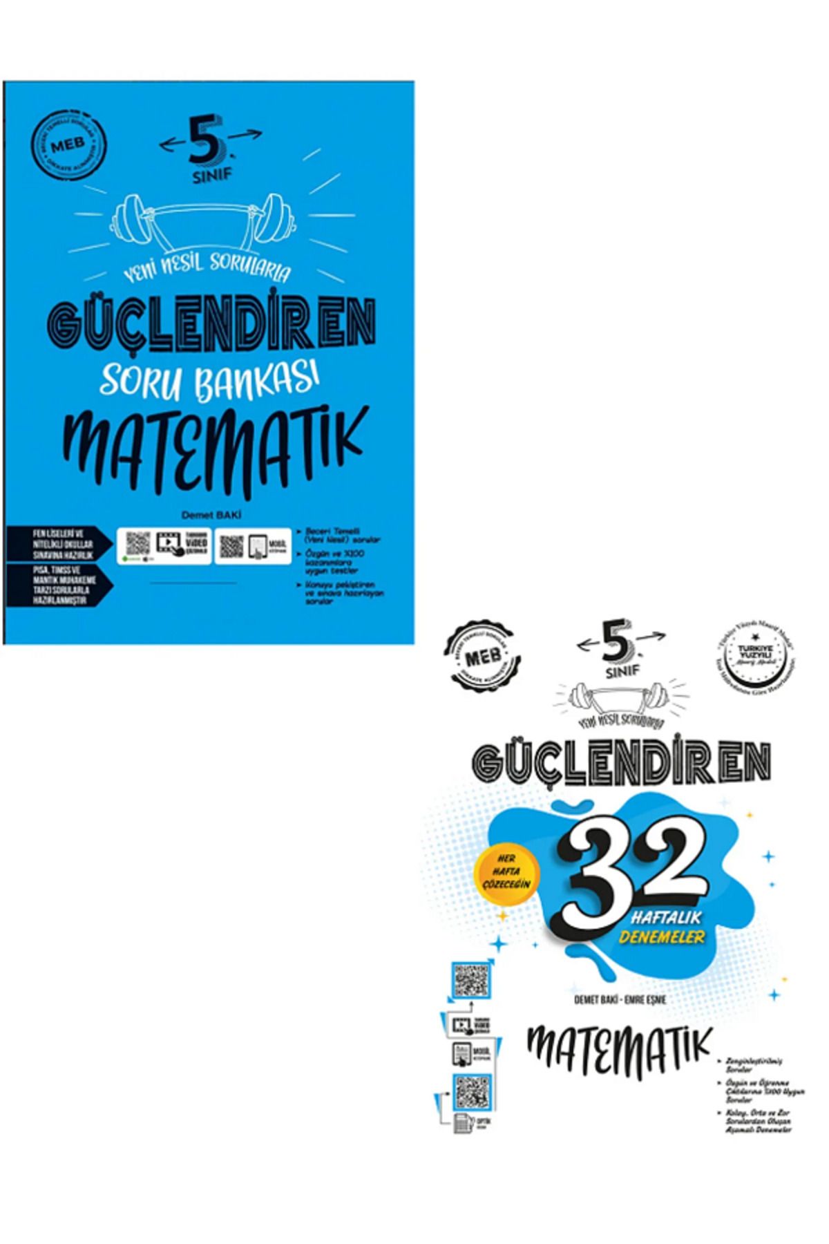 Efsane Yayınları 5.Sınıf Ankara Güçlendiren Matematik Soru Bankası + Ankara Güçlendiren Matematik 32 Haftalık Denemel