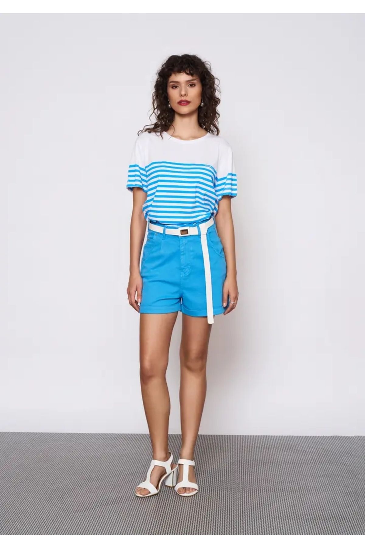 EUROFASHION Tranquil Mavi Denim Şort