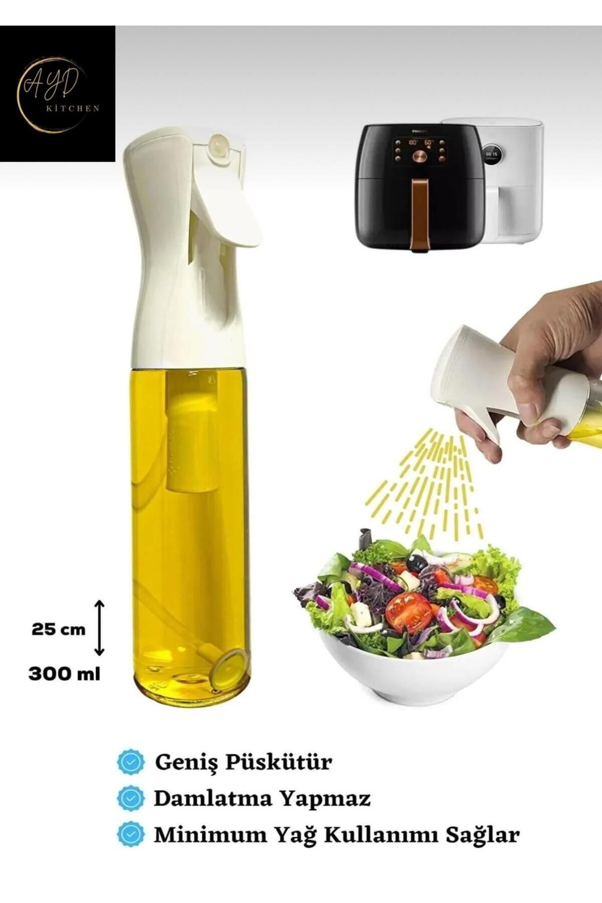 Ayd Kitchen Airfryer Püskürtmeli Yağlık Yağdanlık Fısfıs Püskürtücülü