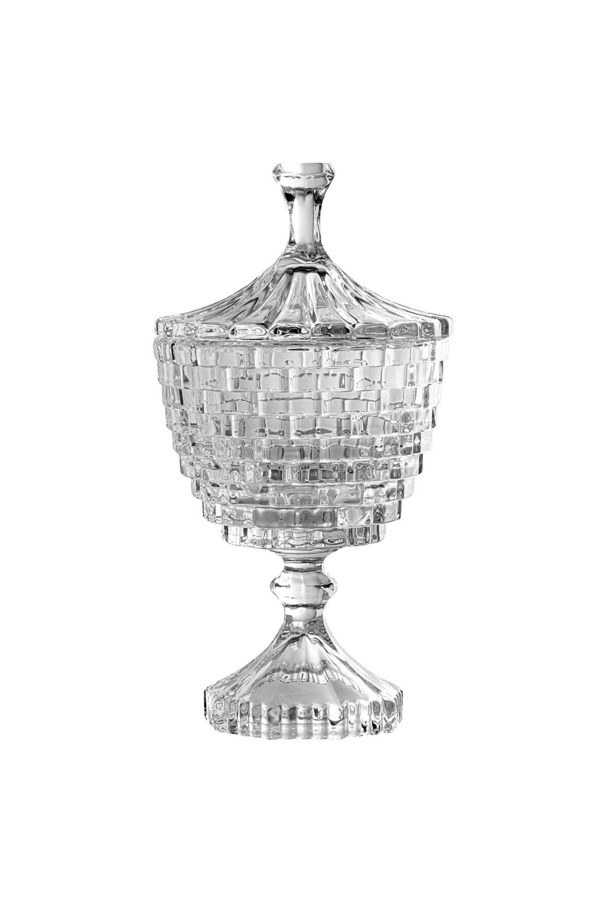 MATMEL Touch Me Ayaklı Cam Şekerlik 350 ml 11.4x21.5 Cm