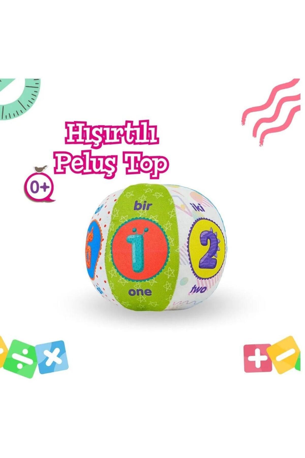 Kelebek Oyuncak Babycim Sayılar Çıngıraklı Peluş Top 15 Cm.