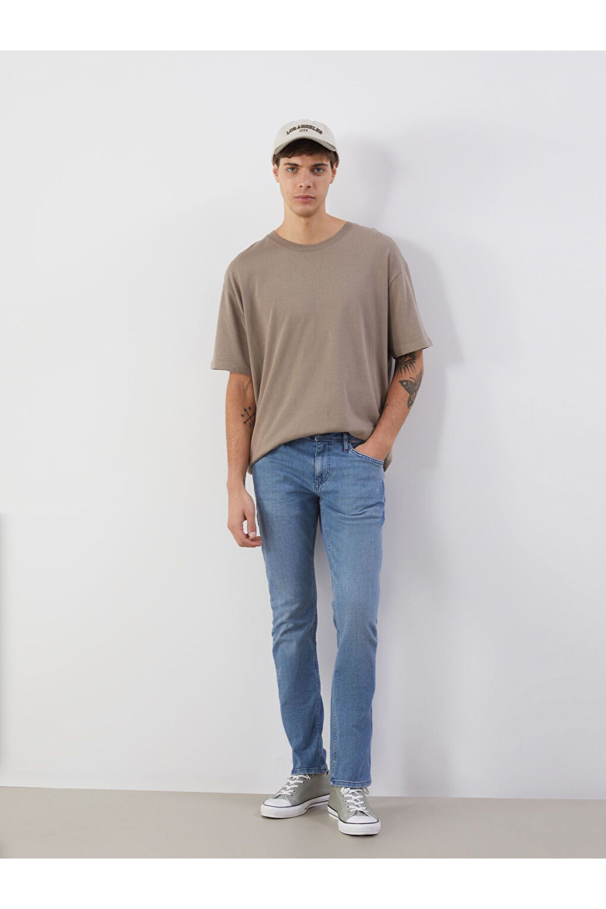 LC Waikiki LCW Jeans Indigo 750 Slim Fit Erkek Jean Pantolon S5CC35Z8NVY25
