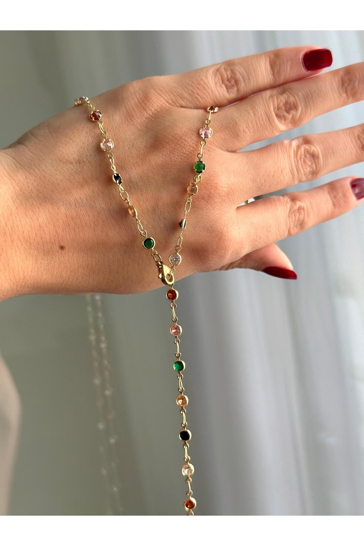 Nera Accessories Çok renkli Y kolye