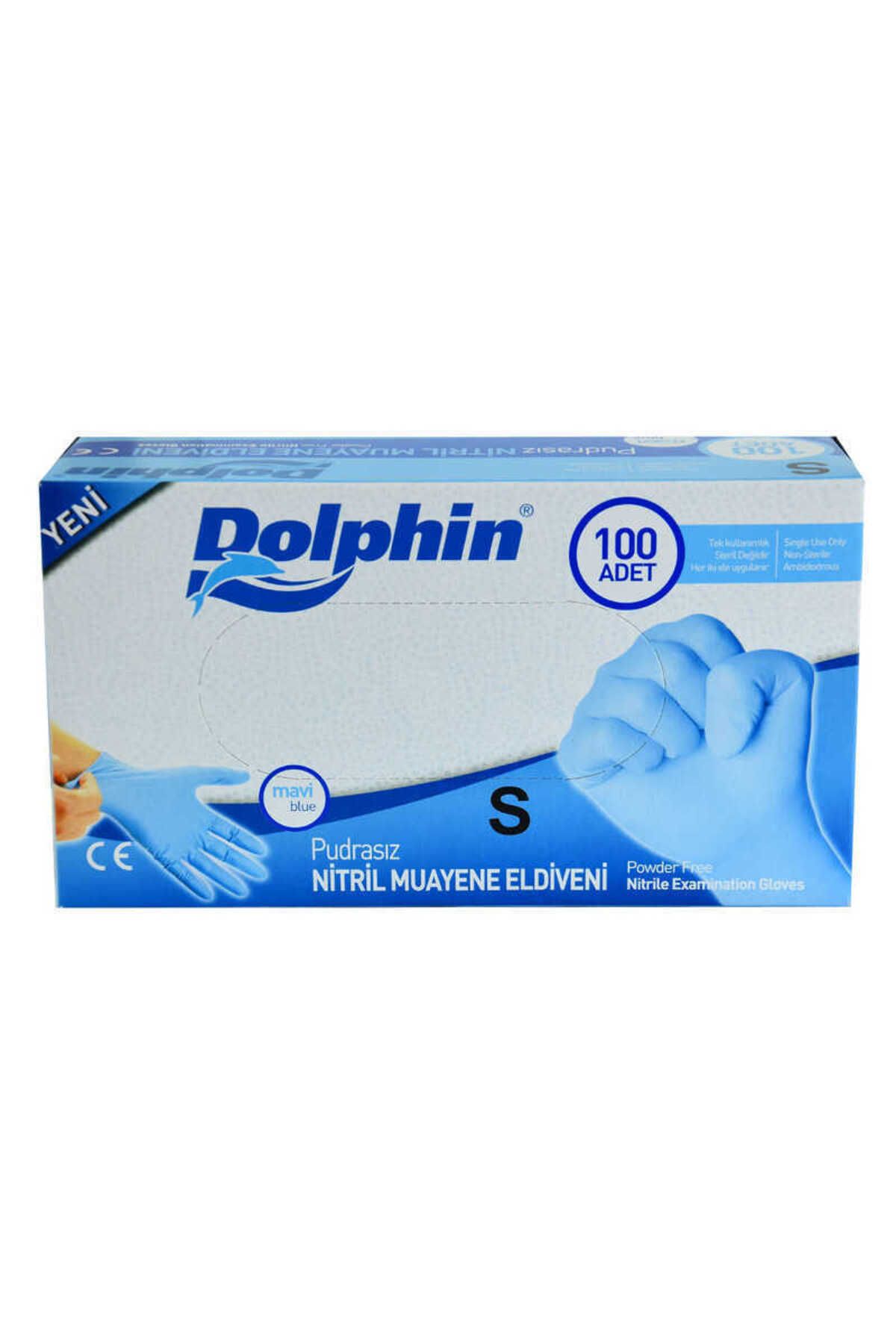 Modafiks Pudrasız Mavi Nitril Eldiven Küçük Boy (S) 100 Lü Paket