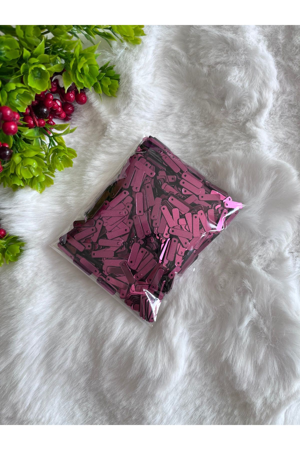 pulsan 50gr Baget,Uzun,Çubuk,Plaka Yazma Oya Pulu Mürdüm