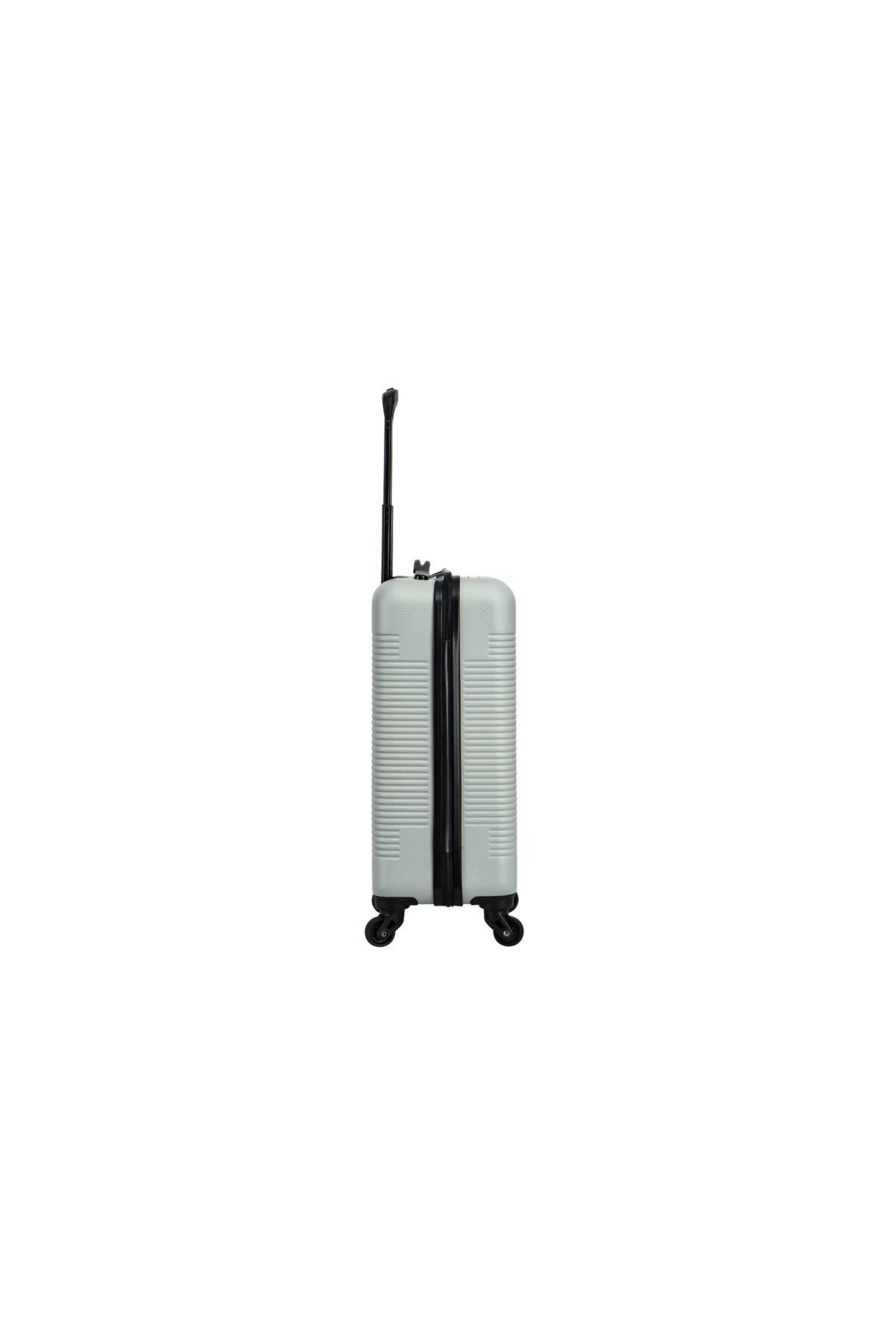 PROTOCOL-trolley set, 1 cabin and 2 hold luggage, ABS, 4 360° wheels, silver 6