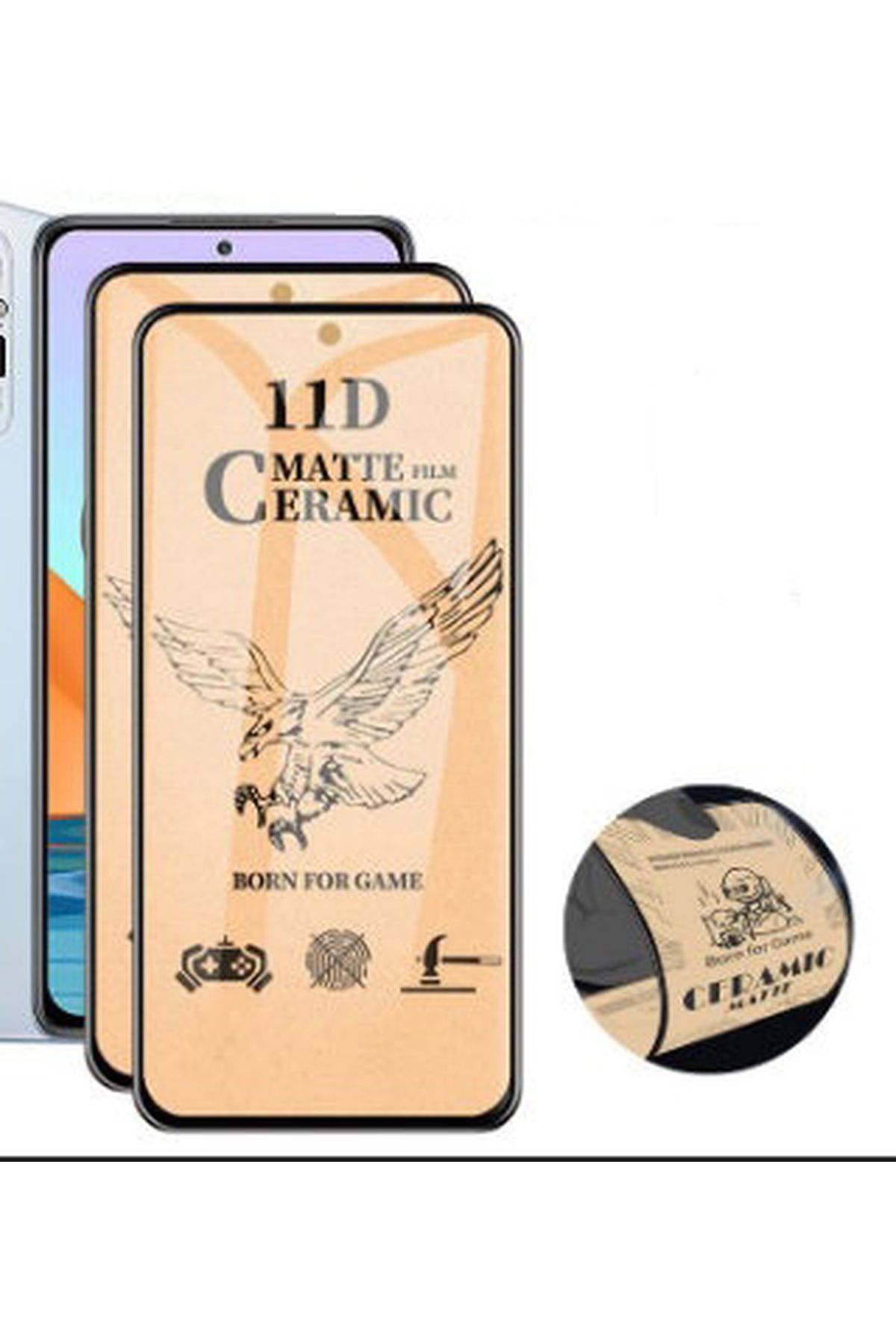 Karışık Xiaomi 11t /11t Pro Uyumlu Mat Seramik Esnek Nano Ekran Koruyucu