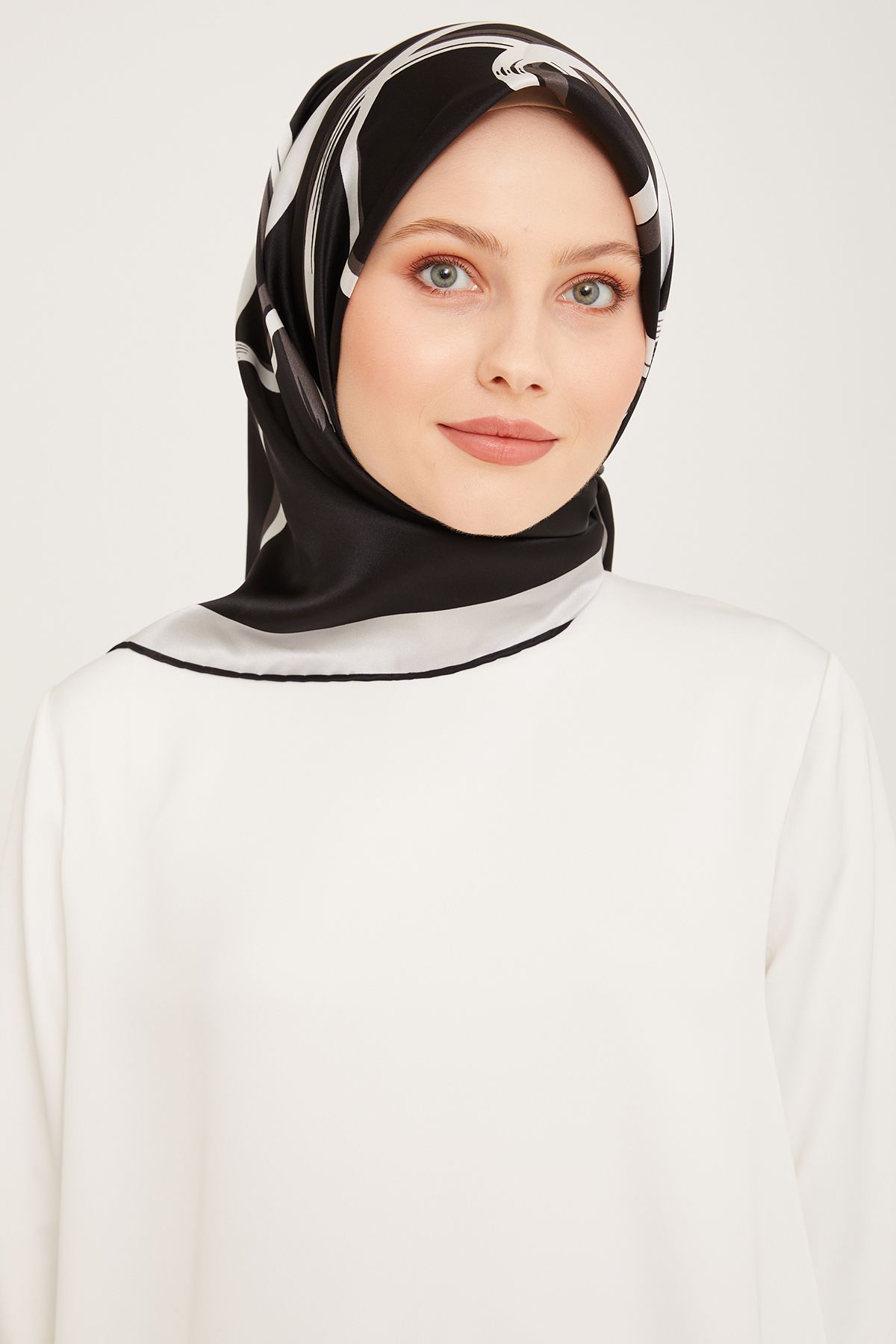 Armine ARMİNE İPEK EŞARP 9059D (SURA) (NOSTALJİ)-09